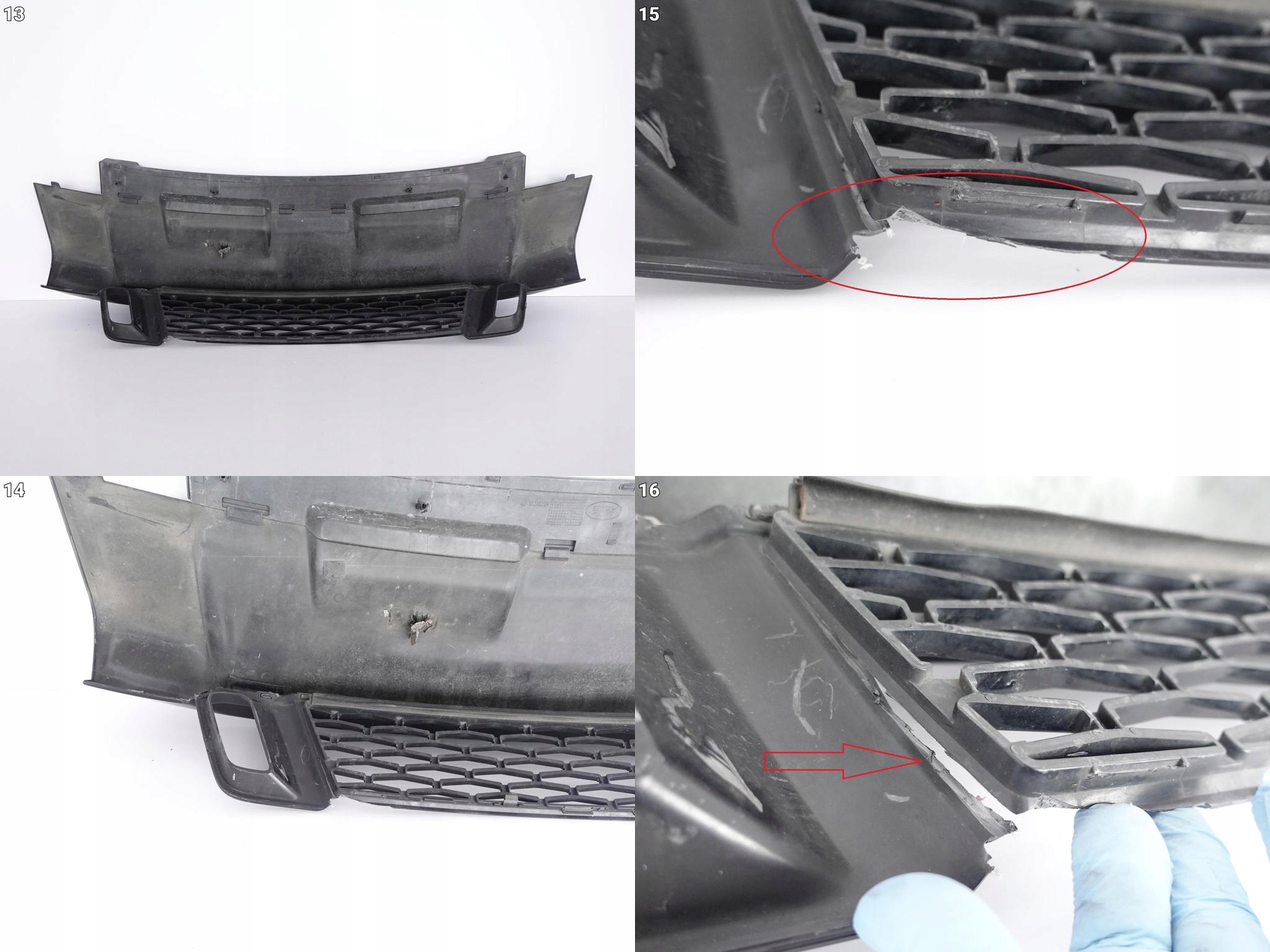 RANGE ROVER SPORT SVR L494 SPOILER KRATKA ATRAPA W ZDERZAK PRZÓD RANGE ROVER SPORT SVR L494 SPOILER KRATKA ATRAPA W ZDERZAK PRZÓD - obrazek 11