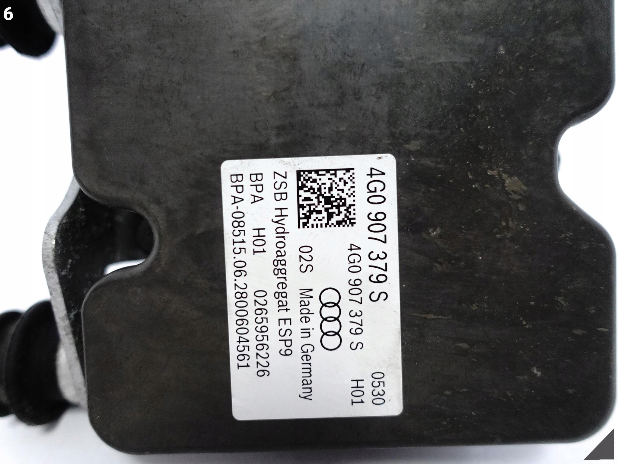 AUDI A6 4G0 A7 4G8 C7 LIFT 10-18 STEROWNIK POMPA ABS 4G0907379S AUDI A6 4G0 A7 4G8 C7 LIFT 10-18 STEROWNIK POMPA ABS 4G0907379S - obrazek 7