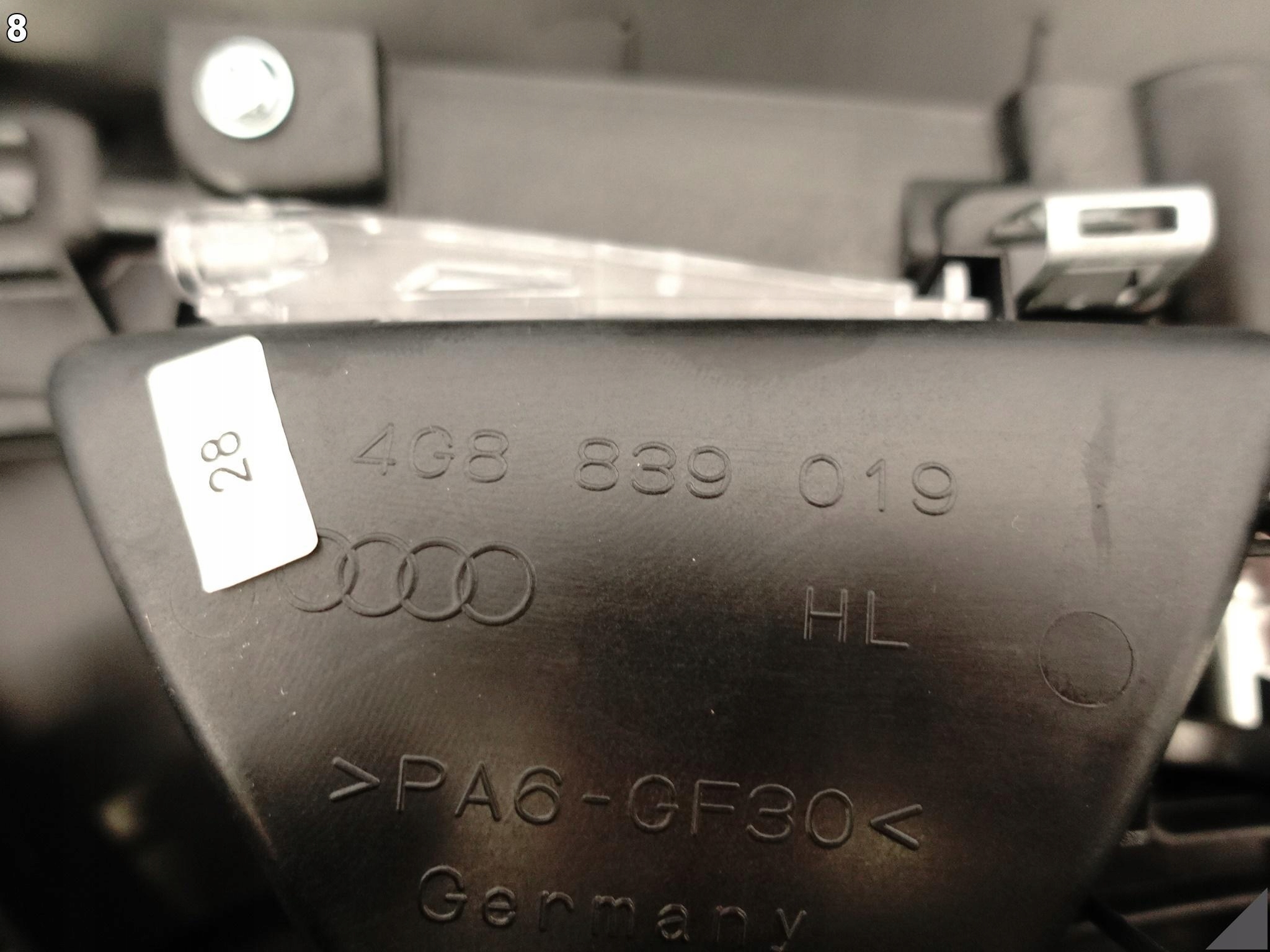 AUDI RS7 S7 A7 4G8 C7 10-18 LIFT TAPICERKA BOCZEK DRZWI LEWA TYŁ EXCLUSIVE AUDI RS7 S7 A7 4G8 C7 10-18 LIFT TAPICERKA BOCZEK DRZWI LEWA TYŁ EXCLUSIVE - obrazek 9