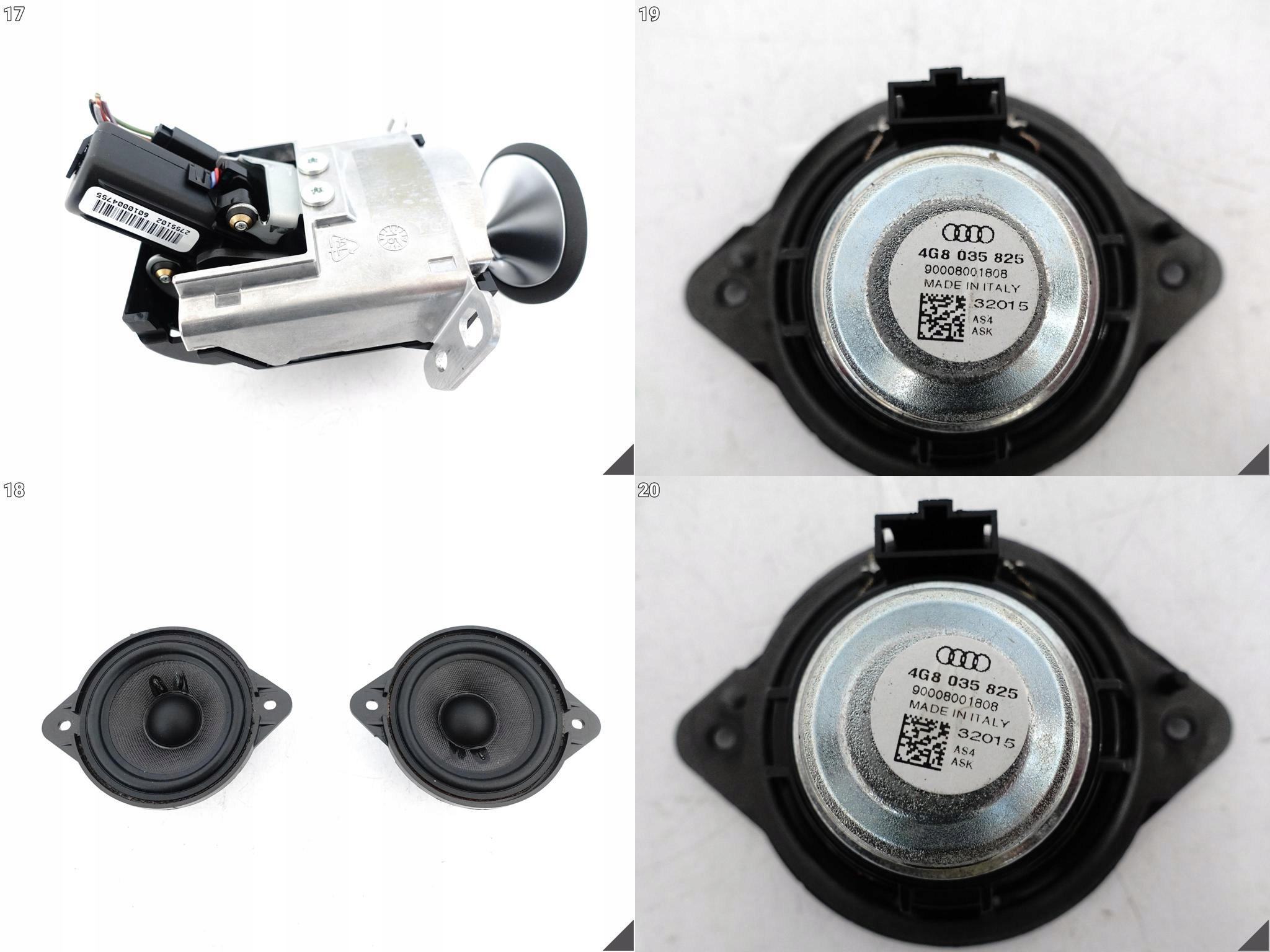 AUDI RS7 S7 A7 4G8 C7 10-18 LIFT ZESTAW GŁOŚNIKÓW WZMACNIACZ BANG & OLUFSEN AUDI RS7 S7 A7 4G8 C7 10-18 LIFT ZESTAW GŁOŚNIKÓW WZMACNIACZ BANG & OLUFSEN - obrazek 9