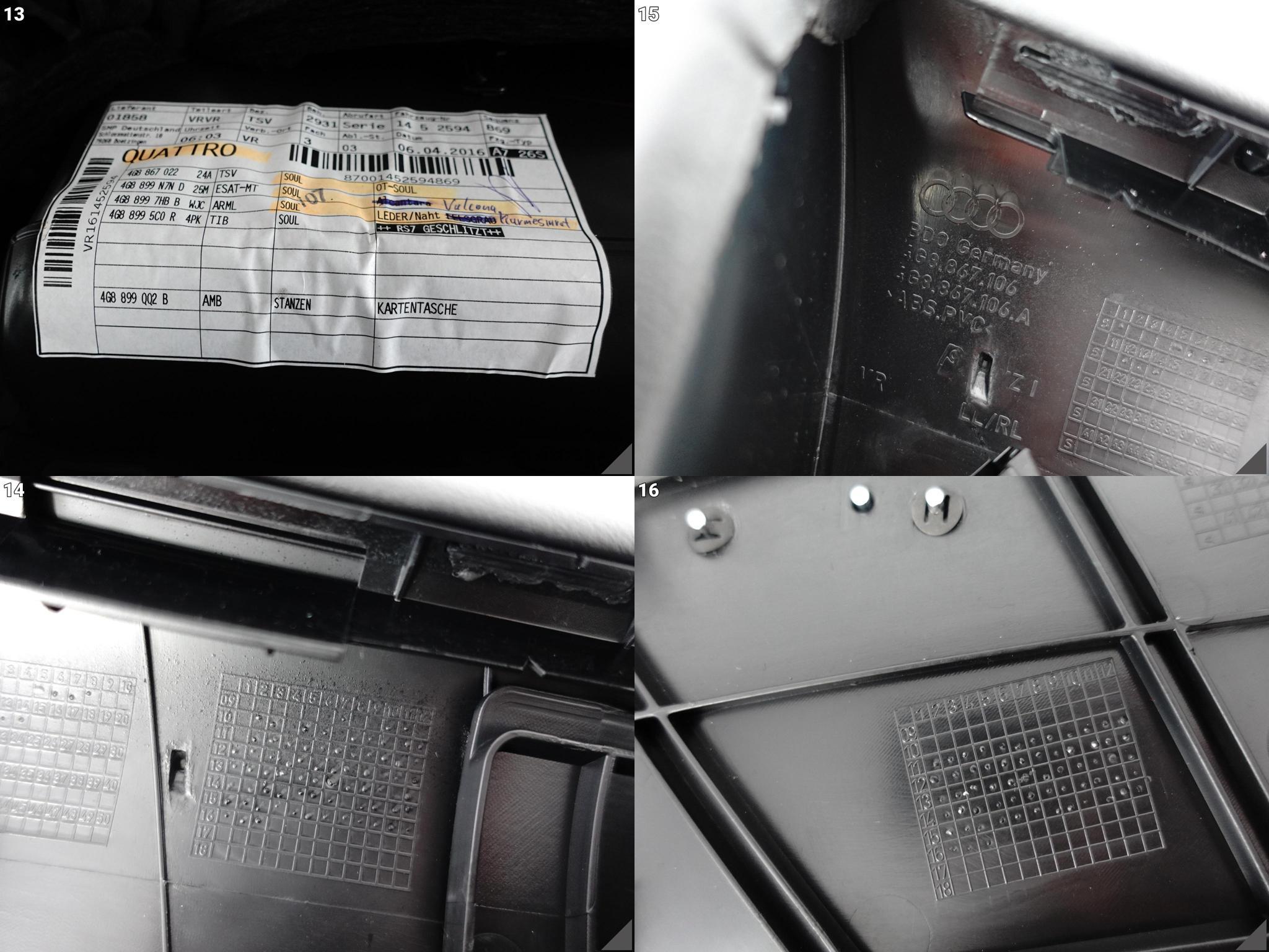 AUDI RS7 S7 A7 4G8 C7 14-18 TAPICERKA BOCZEK DRZWI PRAWA PRZÓD EXCLUSIVE AUDI RS7 S7 A7 4G8 C7 14-18 TAPICERKA BOCZEK DRZWI PRAWA PRZÓD EXCLUSIVE - obrazek 11