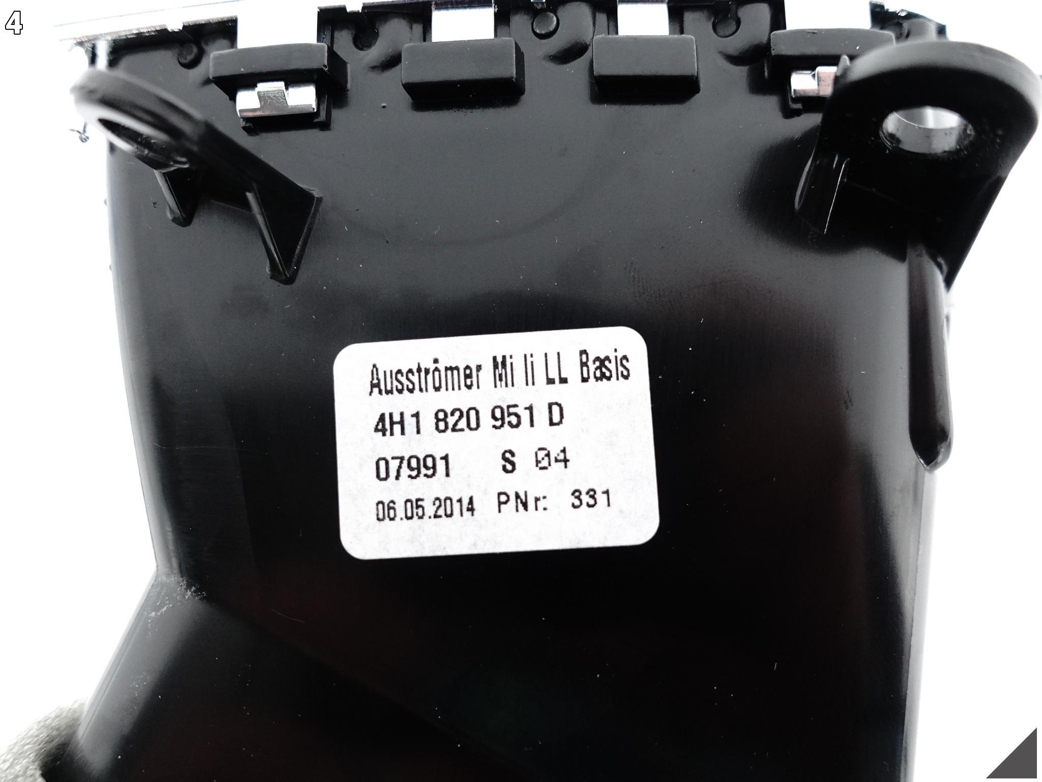AUDI A8 S8 4H0 4H1 D4 LIFT 13-17 KRATKA NAWIEWU LEWA ŚRODEK CHROM AUDI A8 S8 4H0 4H1 D4 LIFT 13-17 KRATKA NAWIEWU LEWA ŚRODEK CHROM - obrazek 5