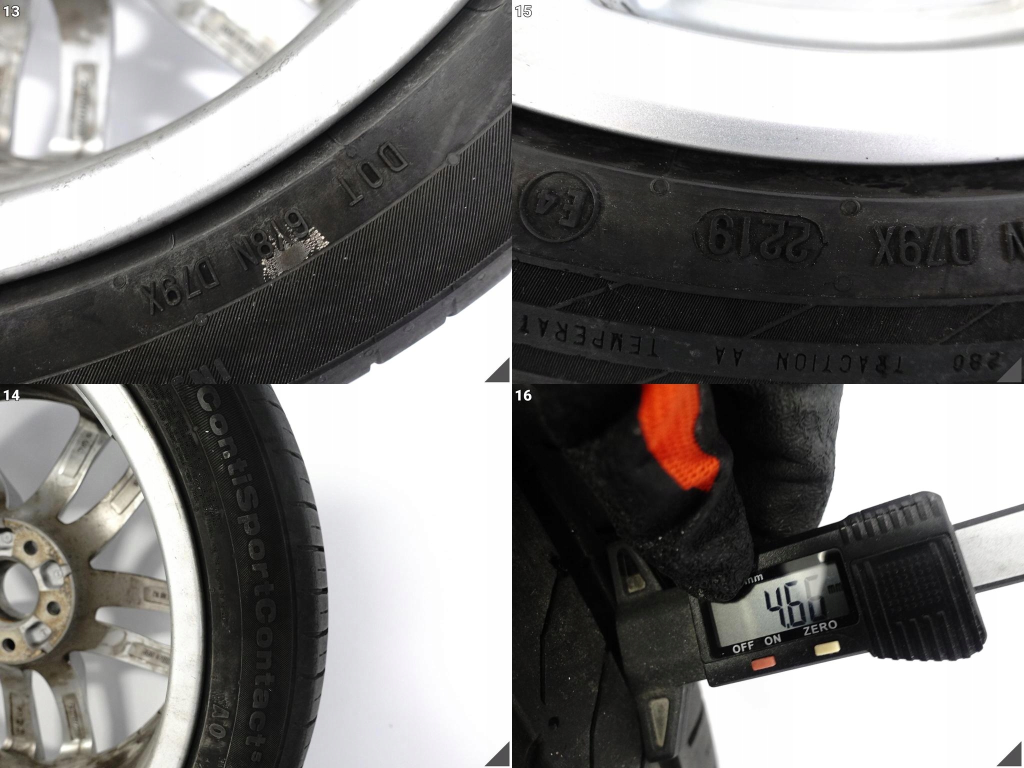 AUDI A4 S4 8W0 B9 FELGA 8JX18 ET40 OPONA CONTINENTAL 245/40 R18 19ROK 4,5MM AUDI A4 S4 8W0 B9 FELGA 8JX18 ET40 OPONA CONTINENTAL 245/40 R18 19ROK 4,5MM - obrazek 11