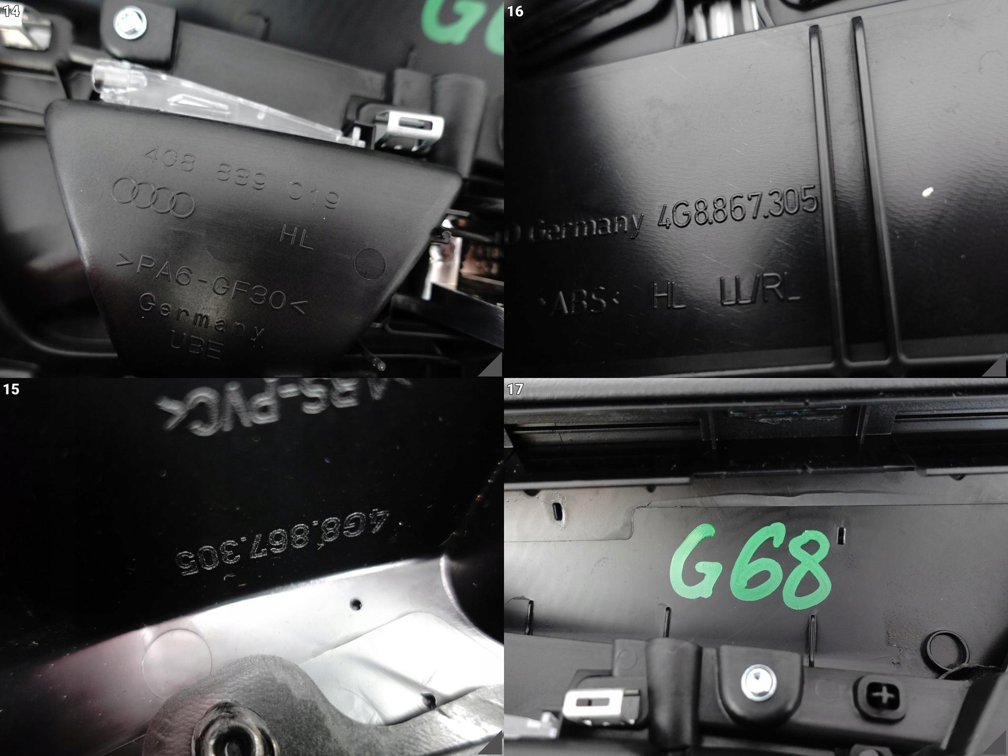AUDI RS7 S7 A7 4G8 C7 10-18 LIFT TAPICERKA BOCZEK DRZWI LEWA TYŁ EXCLUSIVE AUDI RS7 S7 A7 4G8 C7 10-18 LIFT TAPICERKA BOCZEK DRZWI LEWA TYŁ EXCLUSIVE - obrazek 12