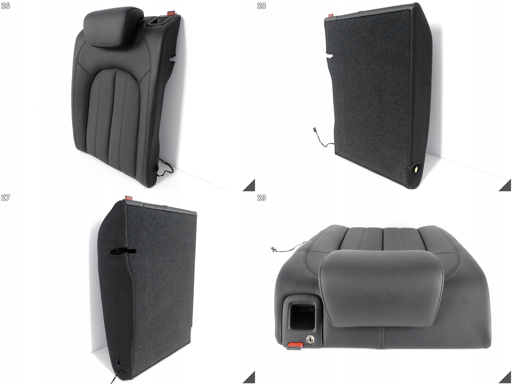 AUDI A6 4G0 C7 LIFT 14-18 KOMPLET FOTELI CZARNA SKÓRA WENTYLOWANE PRZÓD TYŁ AUDI A6 4G0 C7 LIFT 14-18 KOMPLET FOTELI CZARNA SKÓRA WENTYLOWANE PRZÓD TYŁ - obrazek 9
