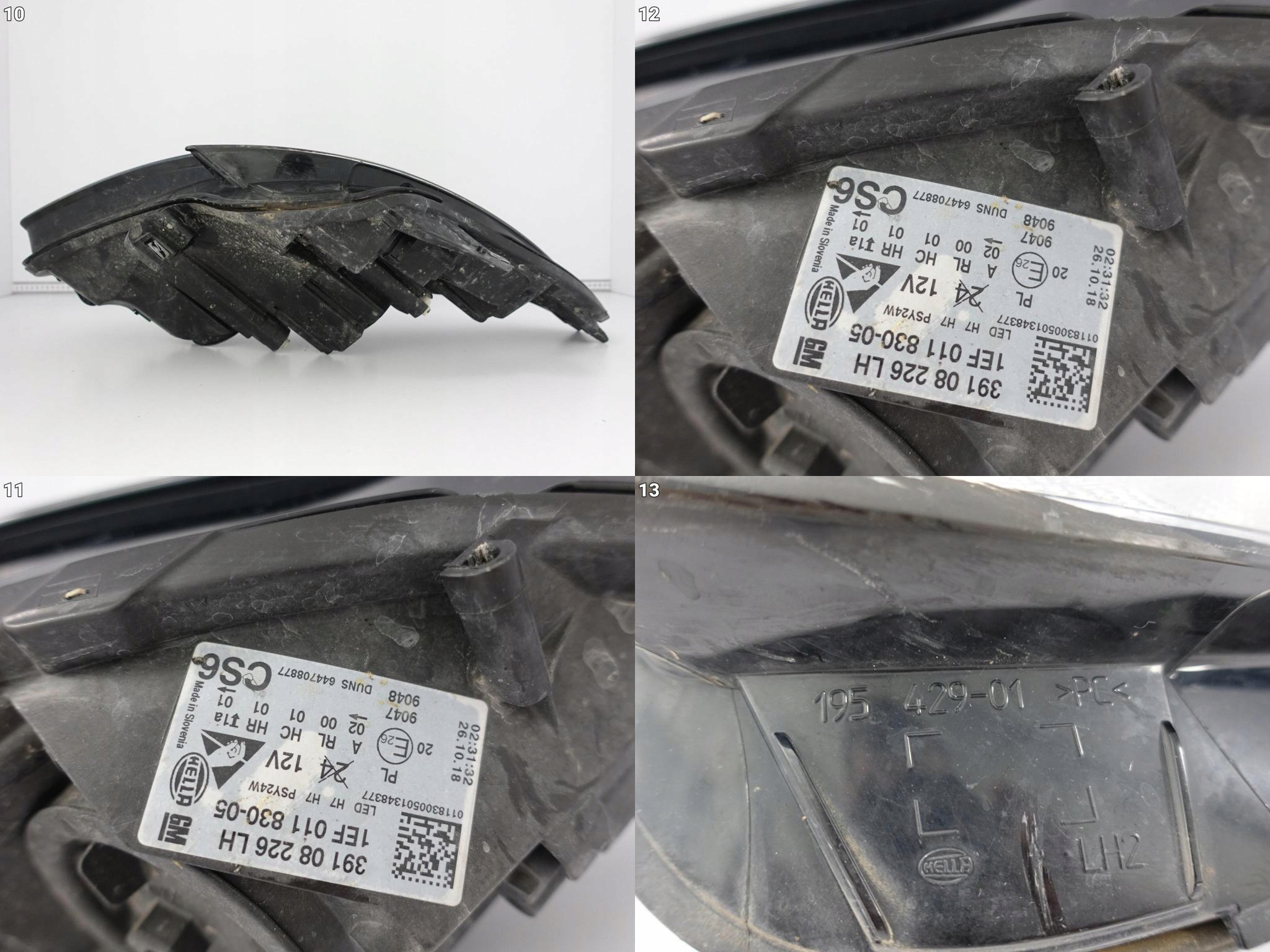 OPEL CORSA E V 14-19 LAMPA LEWA ZWYKŁA H7 + LED PRZÓD EU OPEL CORSA E V 14-19 LAMPA LEWA ZWYKŁA H7 + LED PRZÓD EU - obrazek 11