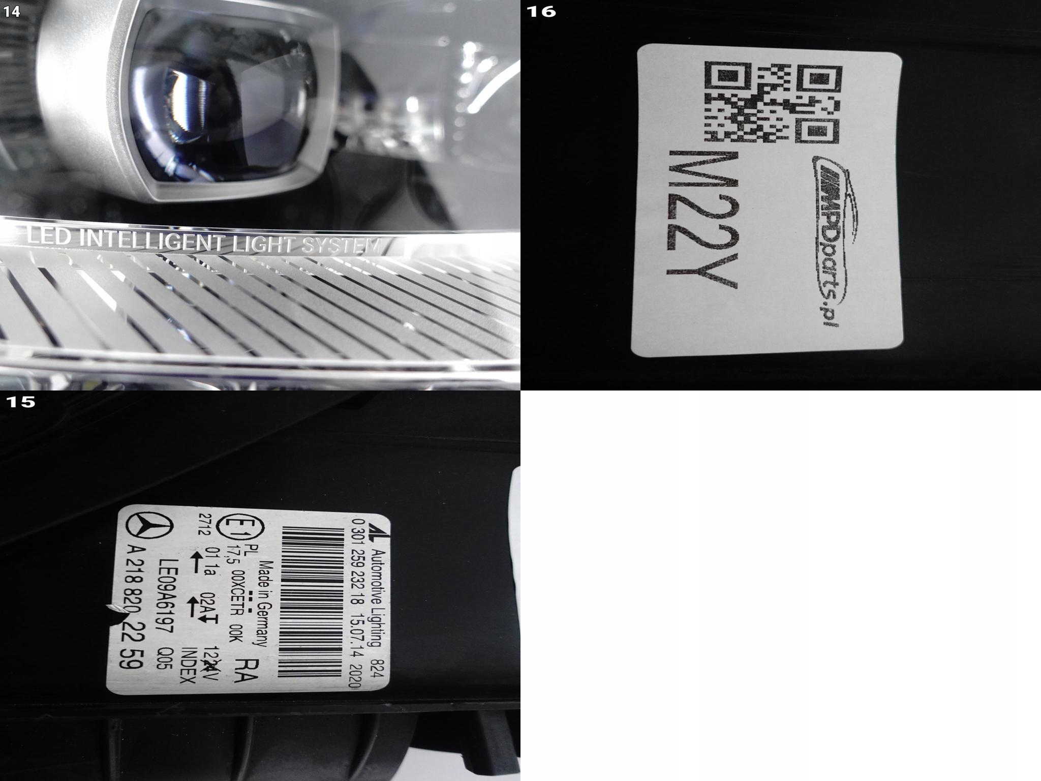 MERCEDES CLS II C218 X218 10-18 FULL LED ILS LAMPA PRAWA EU MERCEDES CLS II C218 X218 10-18 FULL LED ILS LAMPA PRAWA EU - obrazek 12
