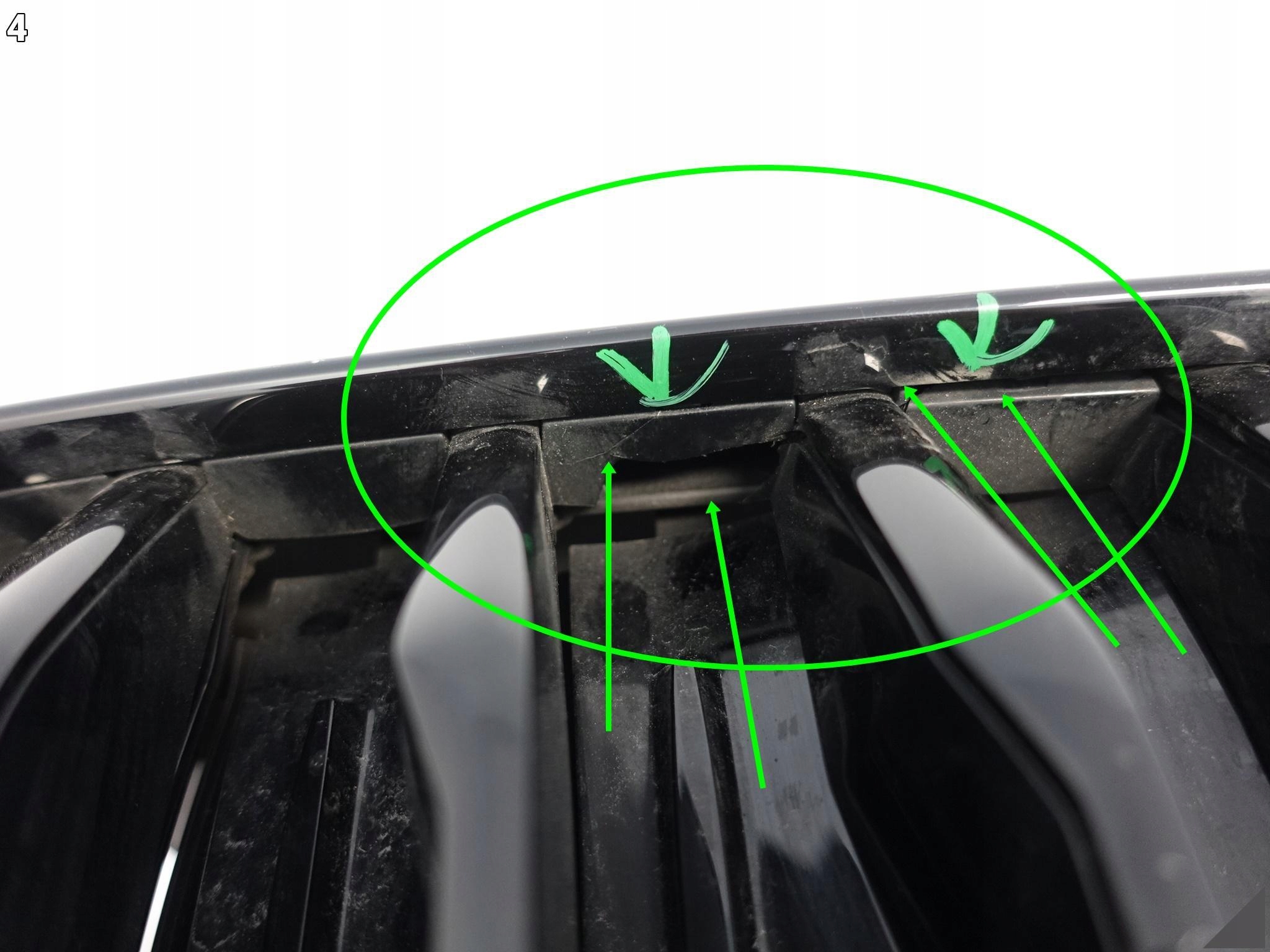 BMW X5 G05 M-PAKIET 18-23 BLACK ŻALUZJA ROLETA + GRILL ATRAPA ZDERZAK PRZÓD BMW X5 G05 M-PAKIET 18-23 BLACK ŻALUZJA ROLETA + GRILL ATRAPA ZDERZAK PRZÓD - obrazek 5