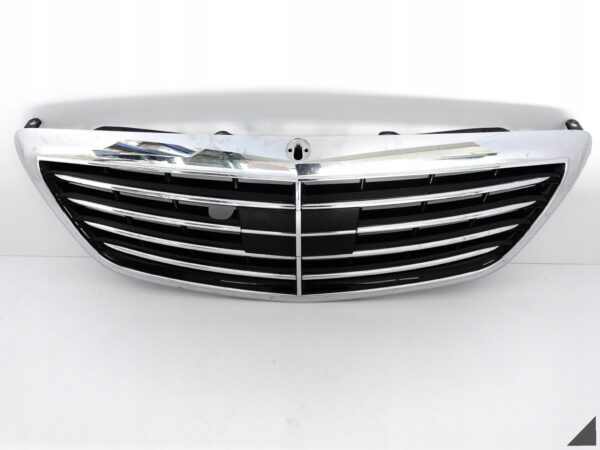 MERCEDES S-KLASA W222 PRZED LIFTEM 13-17 GRILL ATRAPA CHROM PRZÓD+DISTRONIC