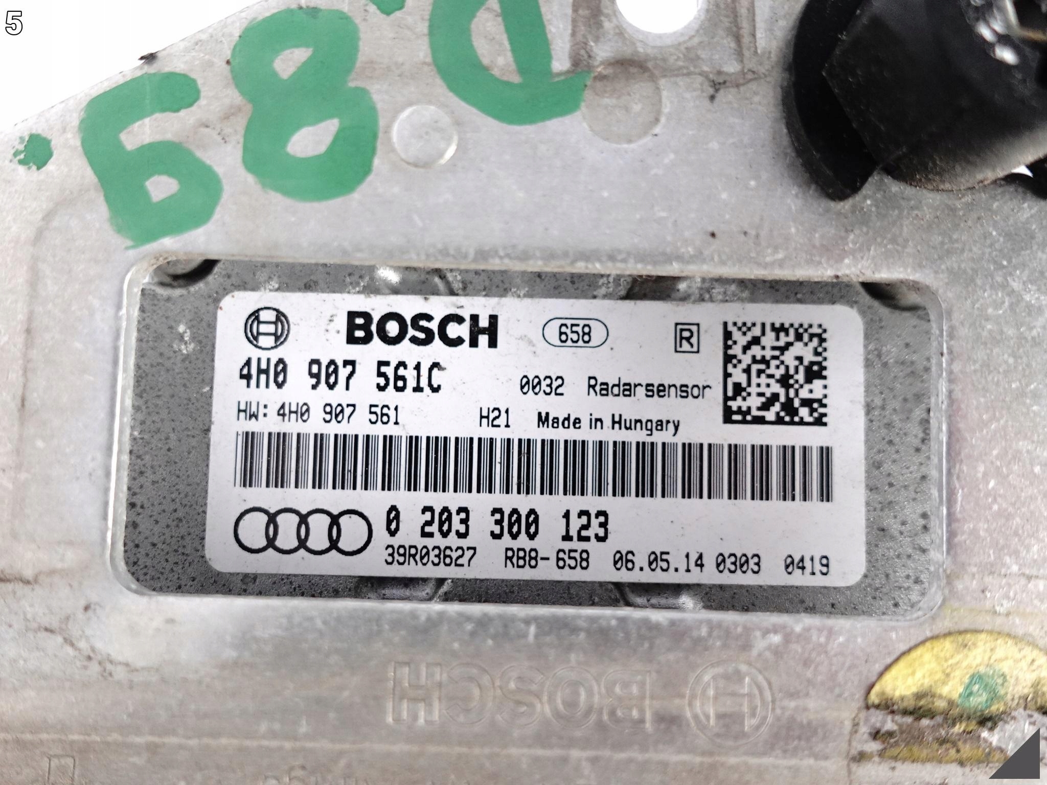 AUDI A8 S8 4H0 4HL D4 LIFT 13-17 CZUJNIK DISTRONIC RADAR SENSOR ACC PRAWY AUDI A8 S8 4H0 4HL D4 LIFT 13-17 CZUJNIK DISTRONIC RADAR SENSOR ACC PRAWY - obrazek 6