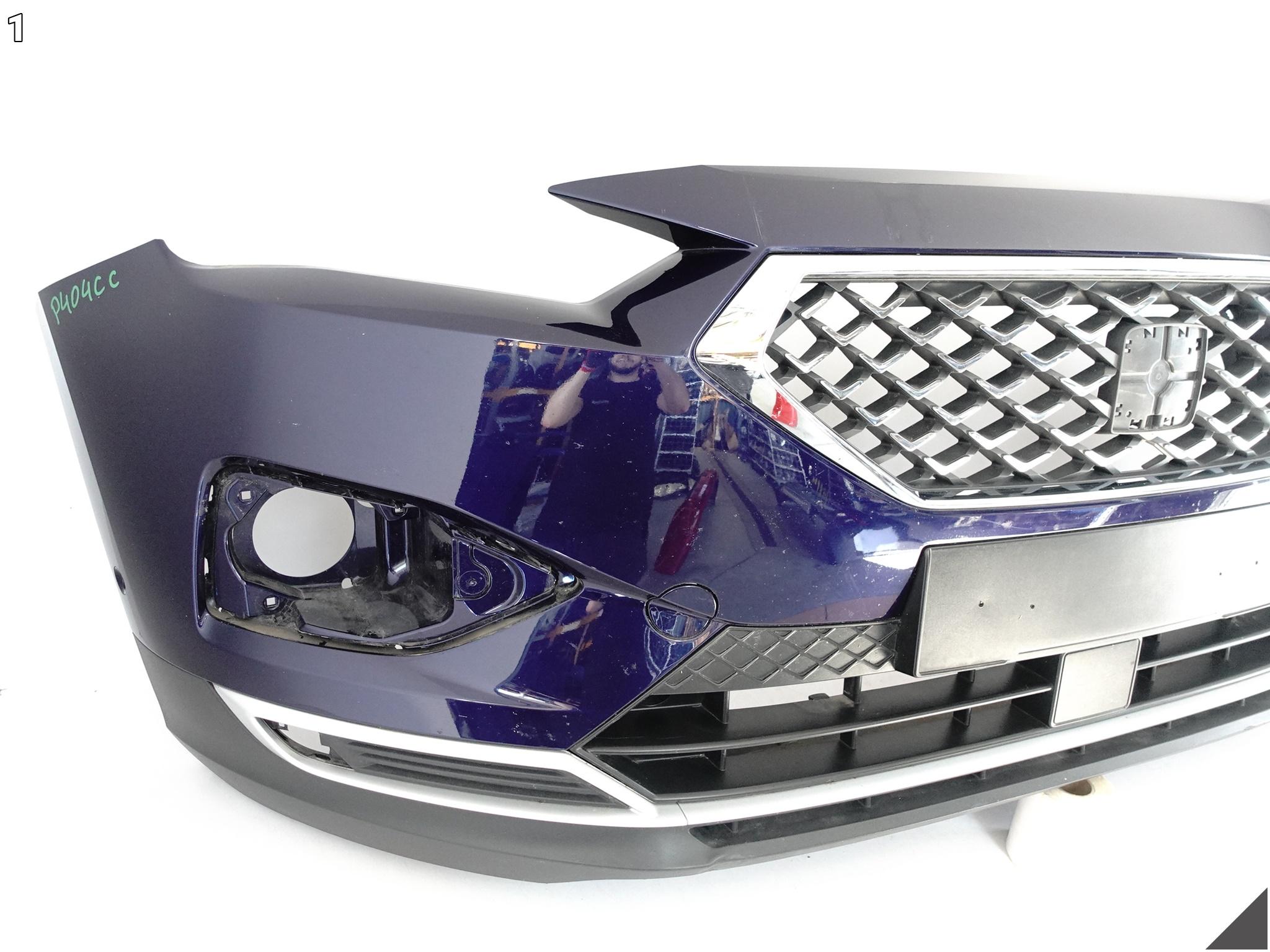 SEAT TARRACO 5FJ 18-24 ZDERZAK + GRILL ATRAPA + SPOILER + KRATKA PRZÓD PDC SEAT TARRACO 5FJ 18-24 ZDERZAK + GRILL ATRAPA + SPOILER + KRATKA PRZÓD PDC - obrazek 2