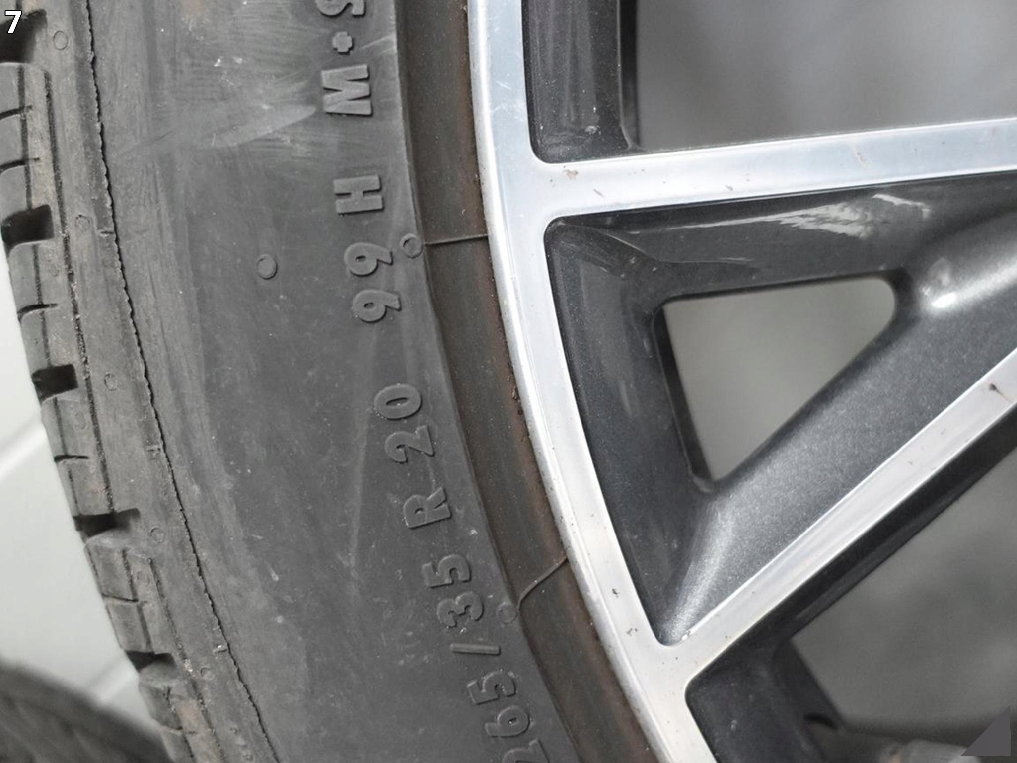 AUDI A7 S7 4G8 9JX20 ET37 CONTINENTAL 265/35 KOMPLET FELGI+OPONY ZIMA 8MM AUDI A7 S7 4G8 9JX20 ET37 CONTINENTAL 265/35 KOMPLET FELGI+OPONY ZIMA 8MM - obrazek 8