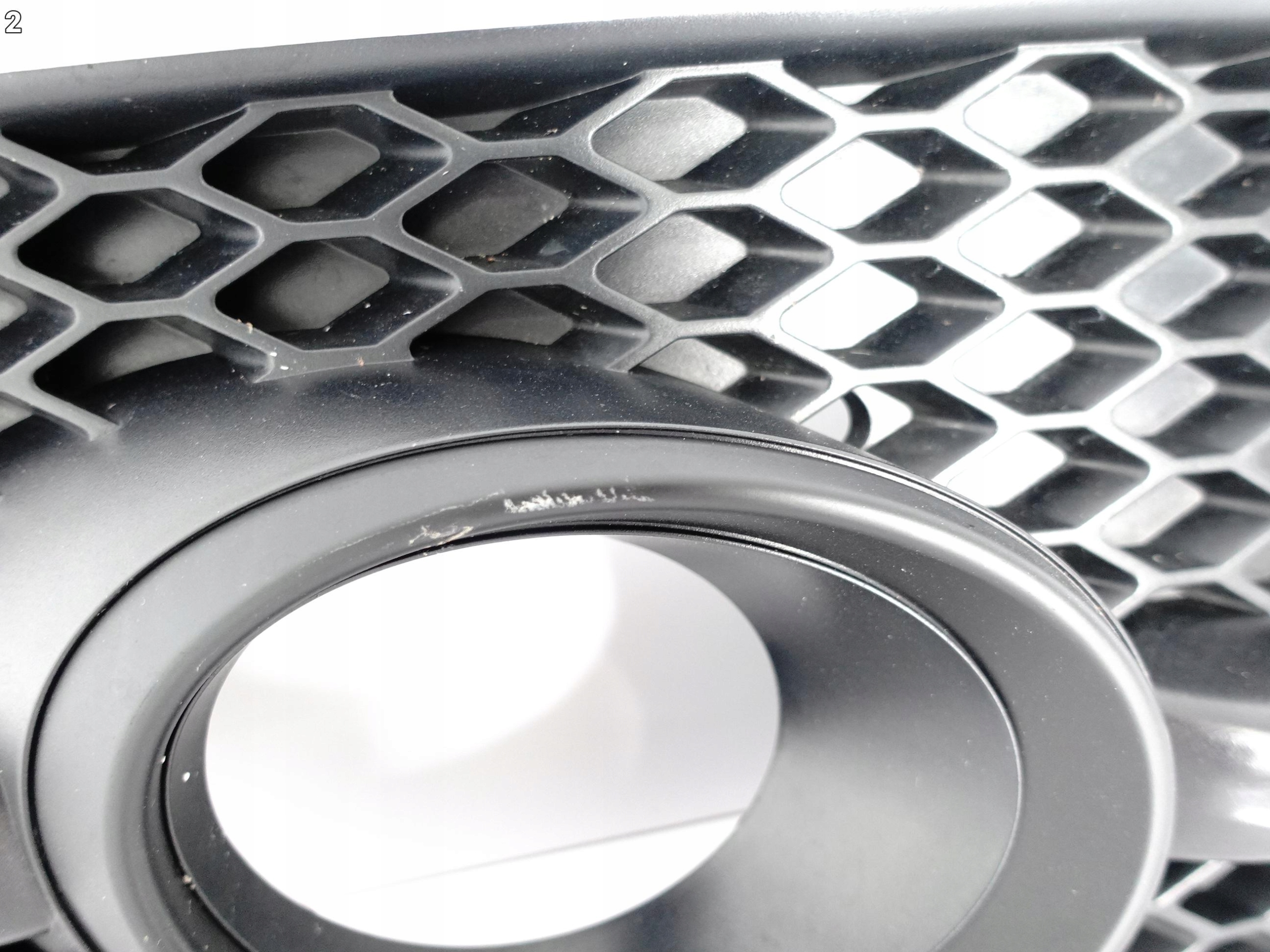 AUDI Q5 8R0 S-LINE 08-12 GRILL ATRAPA KRATKA LEWA W ZDERZAK BLACK AUDI Q5 8R0 S-LINE 08-12 GRILL ATRAPA KRATKA LEWA W ZDERZAK BLACK - obrazek 3