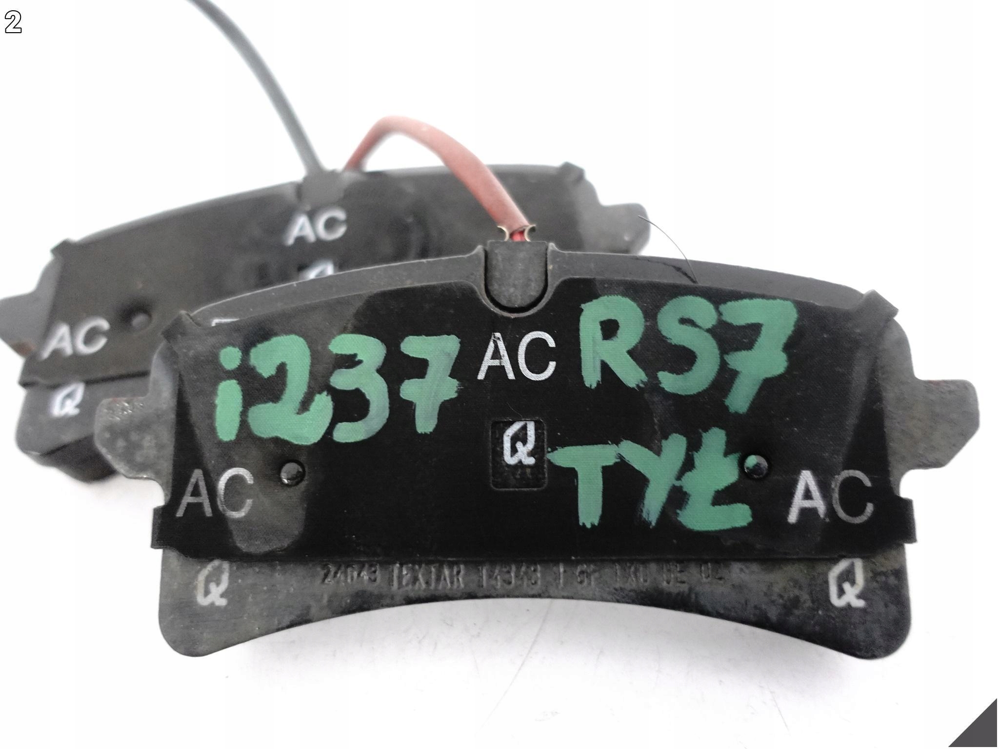 AUDI RS7 4G8 RS6 4G0 C7 14-18 KLOCKI HAMULCOWE CERAMICZNE TYŁ R + L 78 KM AUDI RS7 4G8 RS6 4G0 C7 14-18 KLOCKI HAMULCOWE CERAMICZNE TYŁ R + L 78 KM - obrazek 3