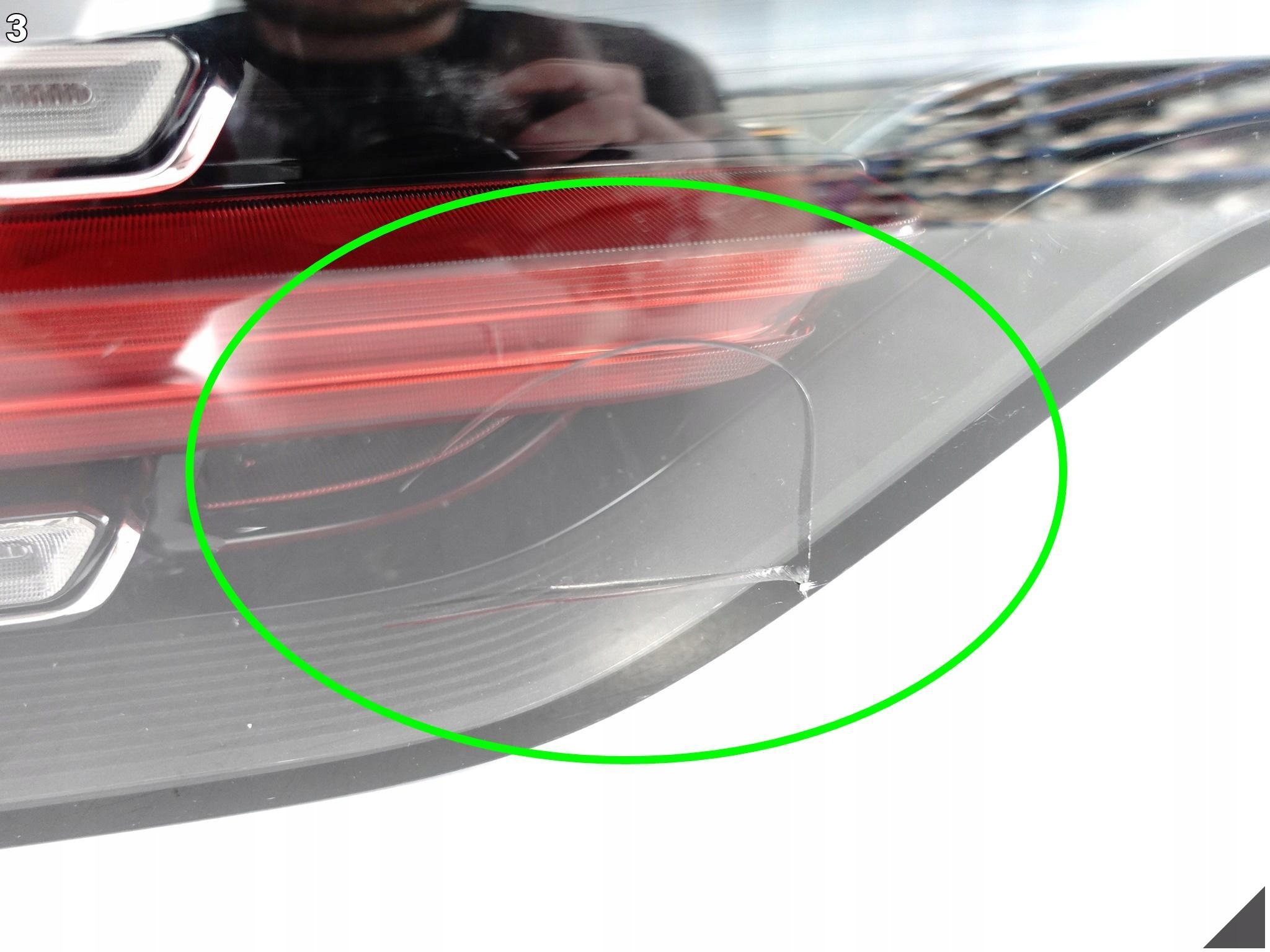 PORSCHE CAYENNE III E3 9Y0 18- LAMPA LED BLENDA ŚRODKOWA W BAGAŻNIK TYŁ EU PORSCHE CAYENNE III E3 9Y0 18- LAMPA LED BLENDA ŚRODKOWA W BAGAŻNIK TYŁ EU - obrazek 4