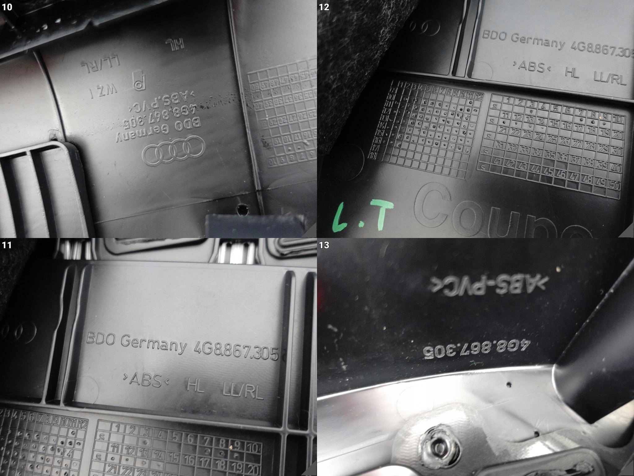 AUDI RS7 S7 A7 4G8 C7 10-18 LIFT TAPICERKA BOCZEK DRZWI LEWA TYŁ EXCLUSIVE AUDI RS7 S7 A7 4G8 C7 10-18 LIFT TAPICERKA BOCZEK DRZWI LEWA TYŁ EXCLUSIVE - obrazek 11