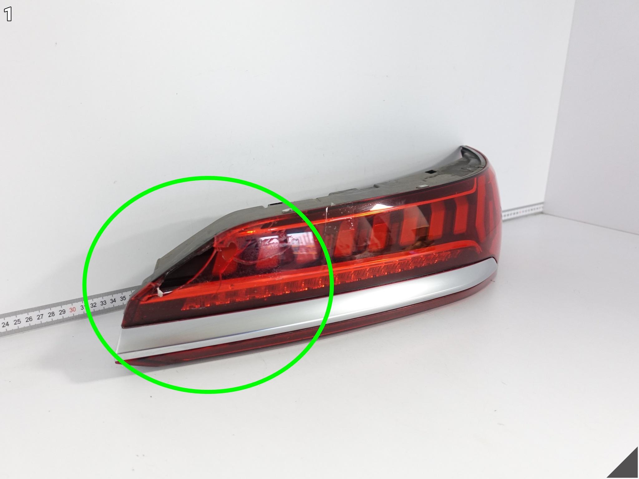AUDI Q7 SQ7 II 4M0 LIFT 19-24 LAMPA LED PRAWA TYŁ EUROPA LISTWA USZKODZONA AUDI Q7 SQ7 II 4M0 LIFT 19-24 LAMPA LED PRAWA TYŁ EUROPA LISTWA USZKODZONA - obrazek 2