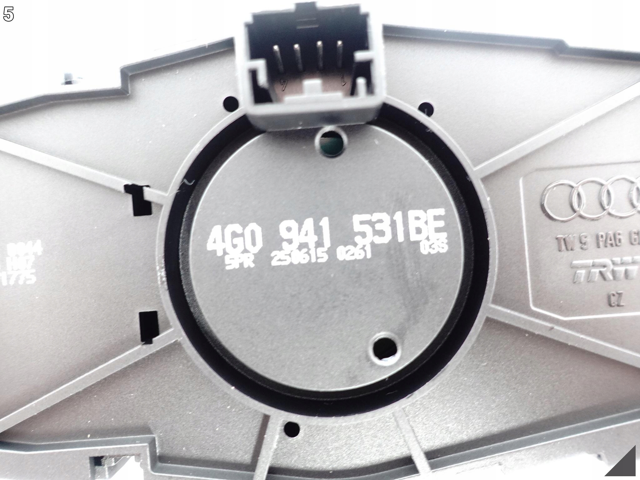 AUDI A6 C7 4G0 14-18 LIFT PANEL PRZEŁĄCZNIK ŚWIATEŁ CHROM 4G0941531BE AUDI A6 C7 4G0 14-18 LIFT PANEL PRZEŁĄCZNIK ŚWIATEŁ CHROM 4G0941531BE - obrazek 6