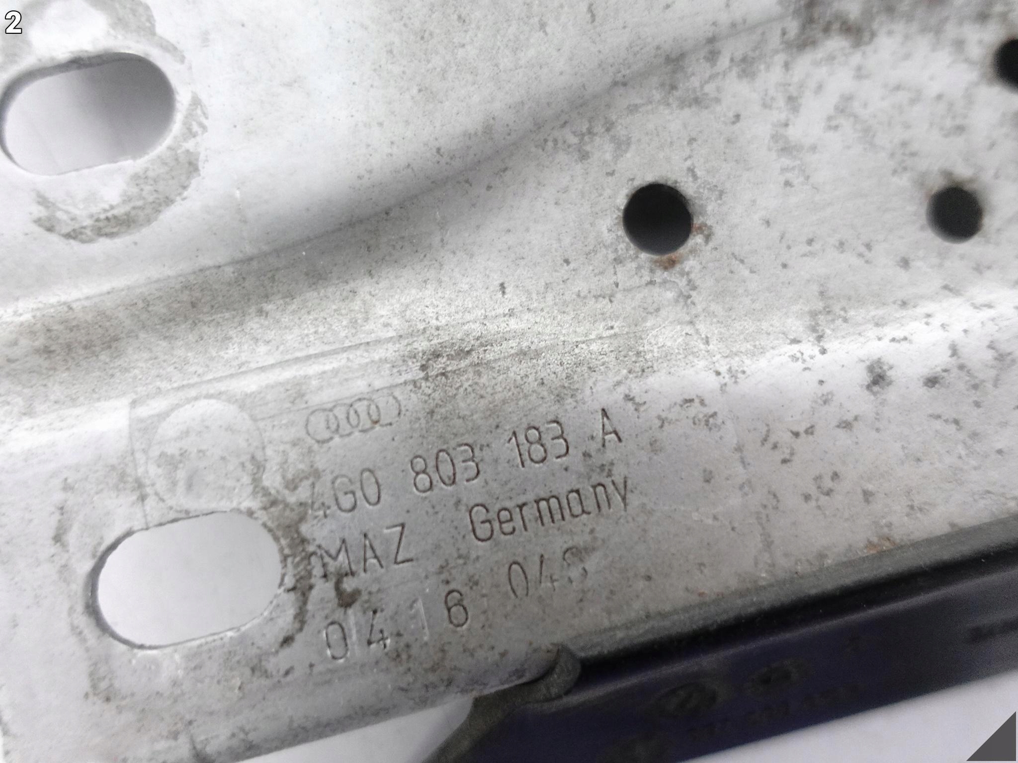 AUDI RS7 4G8 RS6 4G0 C7 14-18 PODPORA ŁĄCZNIK PŁYTY PODŁOGOWEJ 4G0803183E AUDI RS7 4G8 RS6 4G0 C7 14-18 PODPORA ŁĄCZNIK PŁYTY PODŁOGOWEJ 4G0803183E - obrazek 3
