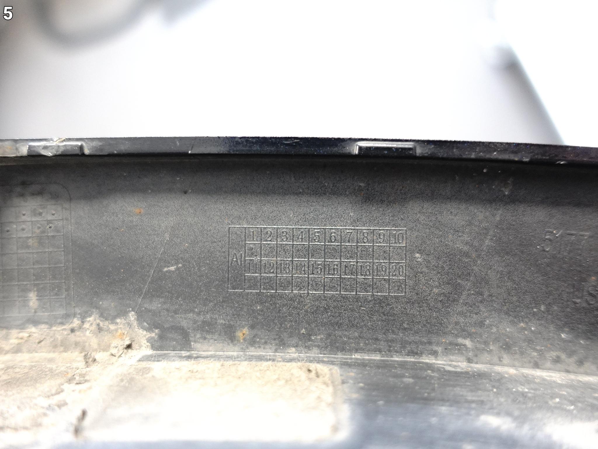 BMW X6 F16 M-PAKIET MS X6M F86 14-18 LISTWA NAKŁADKA NA BŁOTNIK LEWA PRZÓD BMW X6 F16 M-PAKIET MS X6M F86 14-18 LISTWA NAKŁADKA NA BŁOTNIK LEWA PRZÓD - obrazek 6