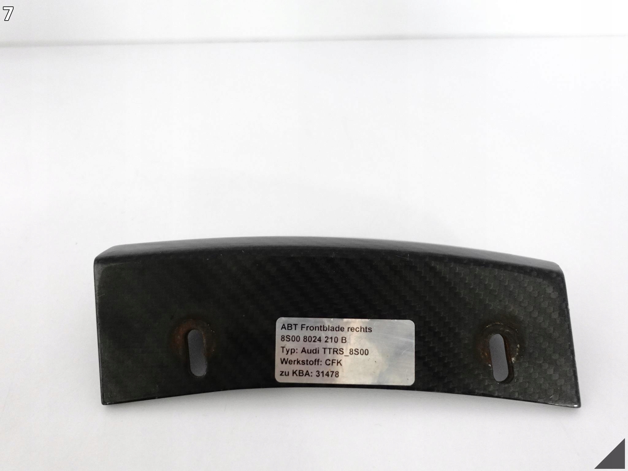 AUDI ABT RS6-R 4G0 C7 TTRS-R 8S0 CARBON SPOILER LISTWA BLENDA DOKŁADKA AUDI ABT RS6-R 4G0 C7 TTRS-R 8S0 CARBON SPOILER LISTWA BLENDA DOKŁADKA - obrazek 8