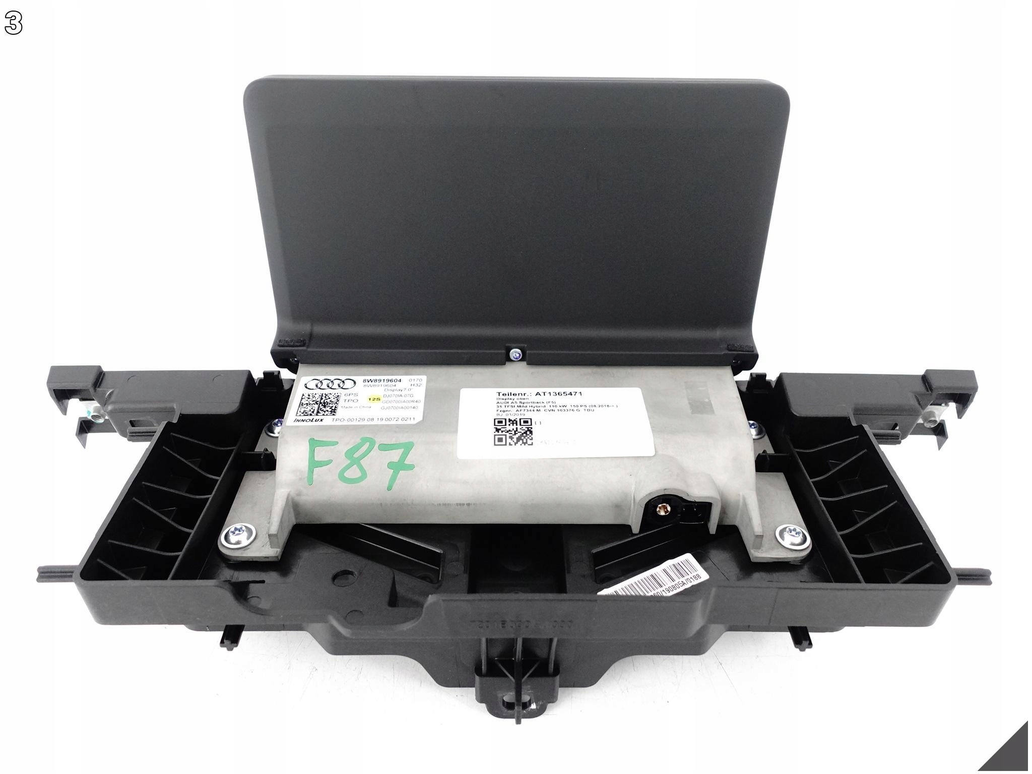 AUDI A5 8W6 8W8 F5 B9 16- WYŚWIETLACZ MULTIMEDIALNY DISPLAY 7” MMI UK AUDI A5 8W6 8W8 F5 B9 16- WYŚWIETLACZ MULTIMEDIALNY DISPLAY 7'' MMI UK - obrazek 4