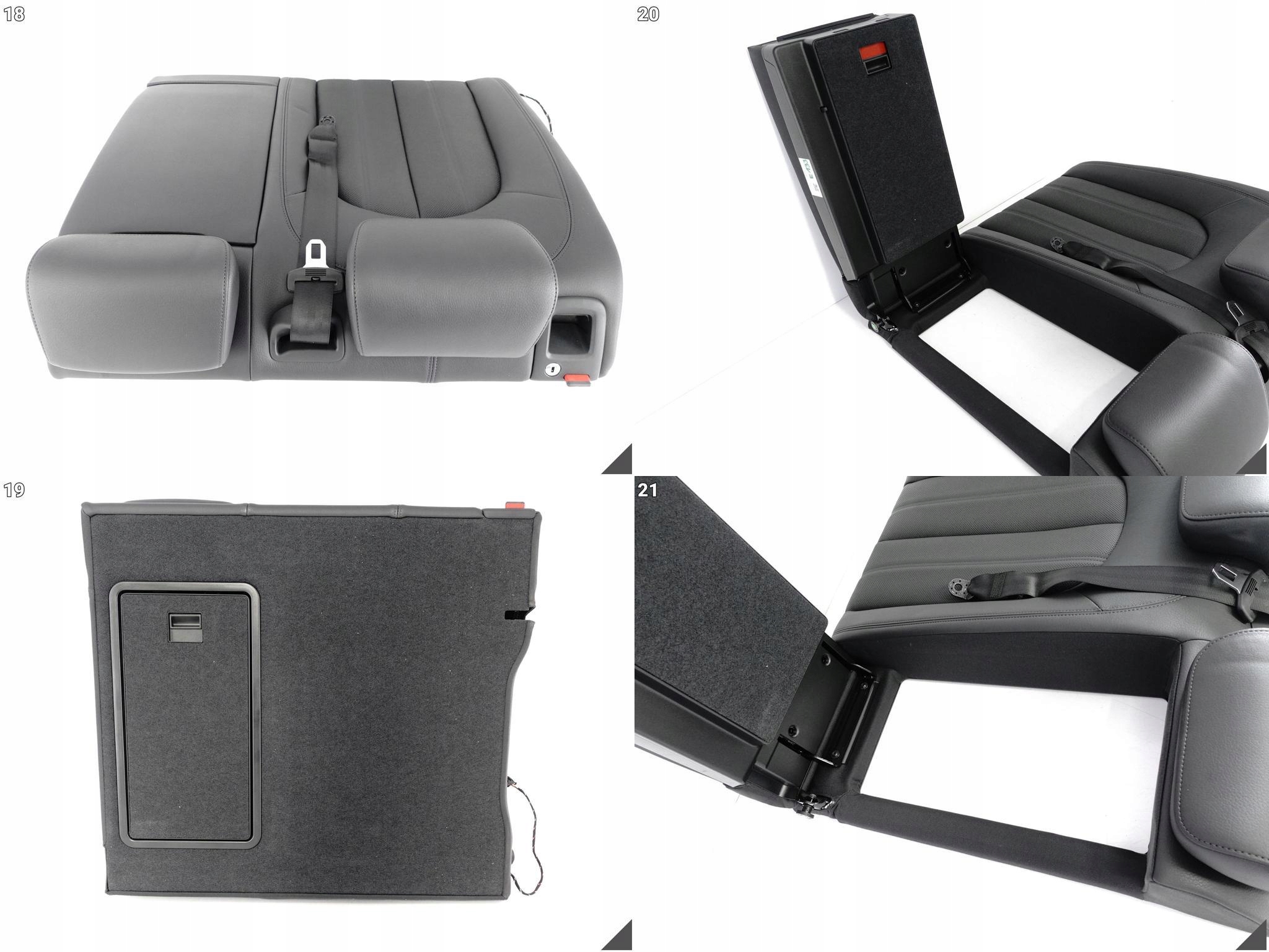 AUDI A6 4G0 C7 LIFT 14-18 KOMPLET FOTELI CZARNA SKÓRA WENTYLOWANE PRZÓD TYŁ AUDI A6 4G0 C7 LIFT 14-18 KOMPLET FOTELI CZARNA SKÓRA WENTYLOWANE PRZÓD TYŁ - obrazek 7