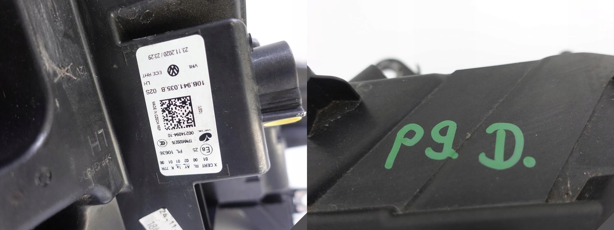 VW ID.3 10B 19- LAMPA IQ.LIGHT FULL LED LEWA EU VW ID.3 10B 19- LAMPA IQ.LIGHT FULL LED LEWA EU - obrazek 12