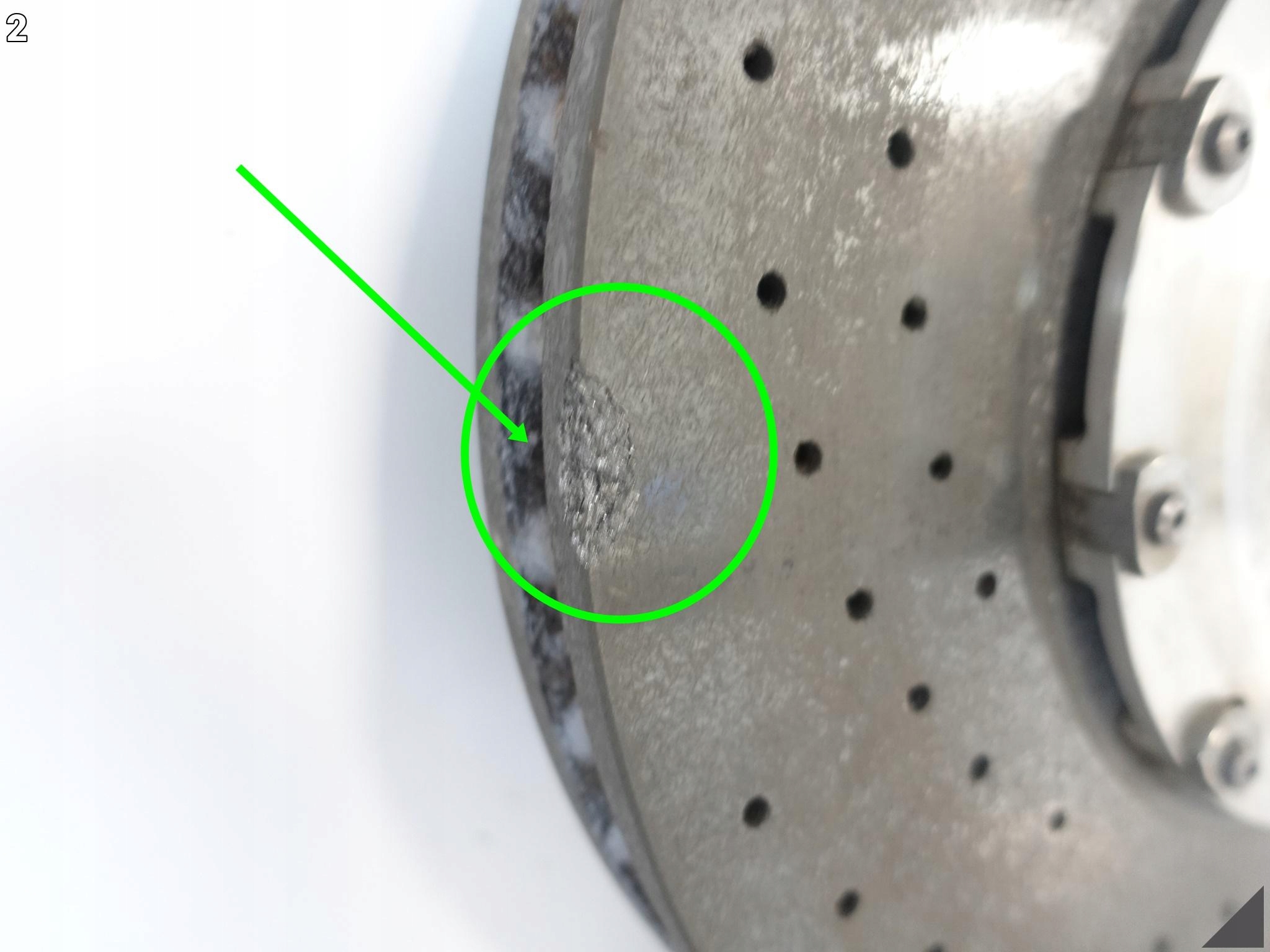 AUDI A8 S8 W12 4H0 A6 S6 4G0 A7 S7 4G8 TARCZA CERAMICZNA LEWA PRZÓD 400X38 AUDI A8 S8 W12 4H0 A6 S6 4G0 A7 S7 4G8 TARCZA CERAMICZNA LEWA PRZÓD 400X38 - obrazek 3