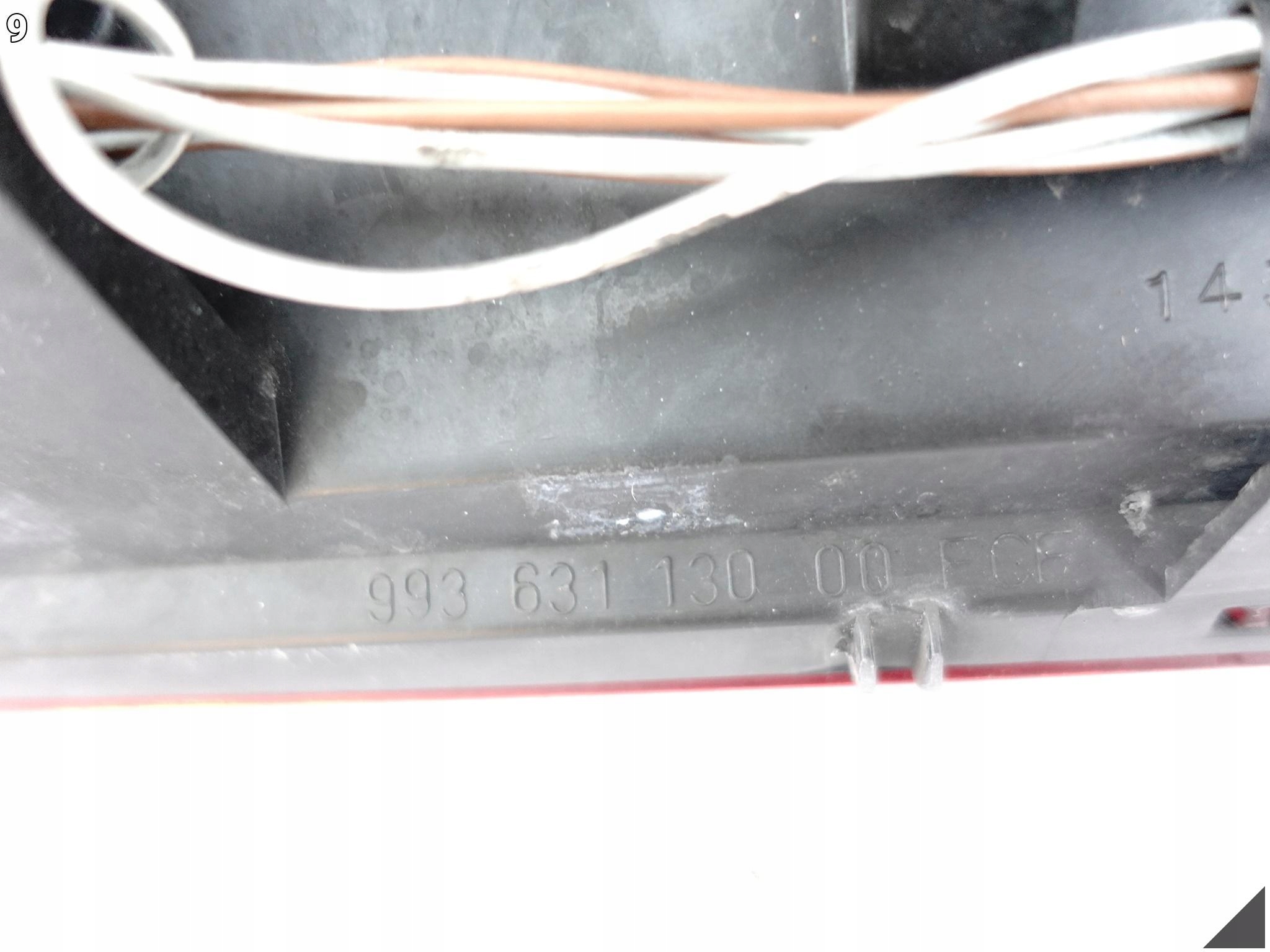 PORSCHE 911 993 1994-1998 ŚWIATŁO BLENDA LAMPA ŚRODKOWA TYŁ EUROPA PORSCHE 911 993 1994-1998 ŚWIATŁO BLENDA LAMPA ŚRODKOWA TYŁ EUROPA - obrazek 10