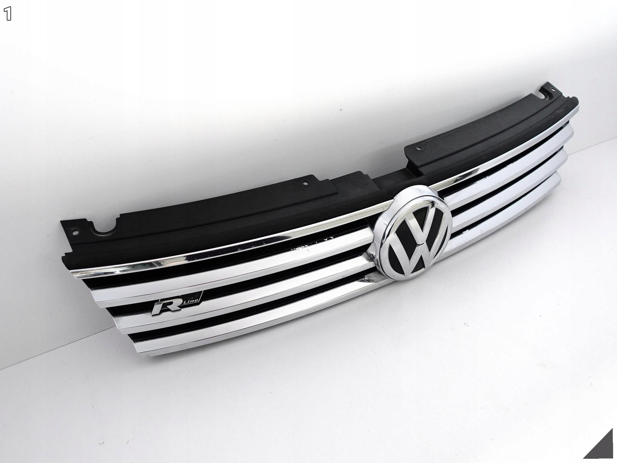 VW TOUAREG II LIFT 7P6 14-18 R-LINE ZDERZAK GRILL ATRAPA PRZÓD VW TOUAREG II LIFT 7P6 14-18 R-LINE ZDERZAK GRILL ATRAPA PRZÓD - obrazek 2