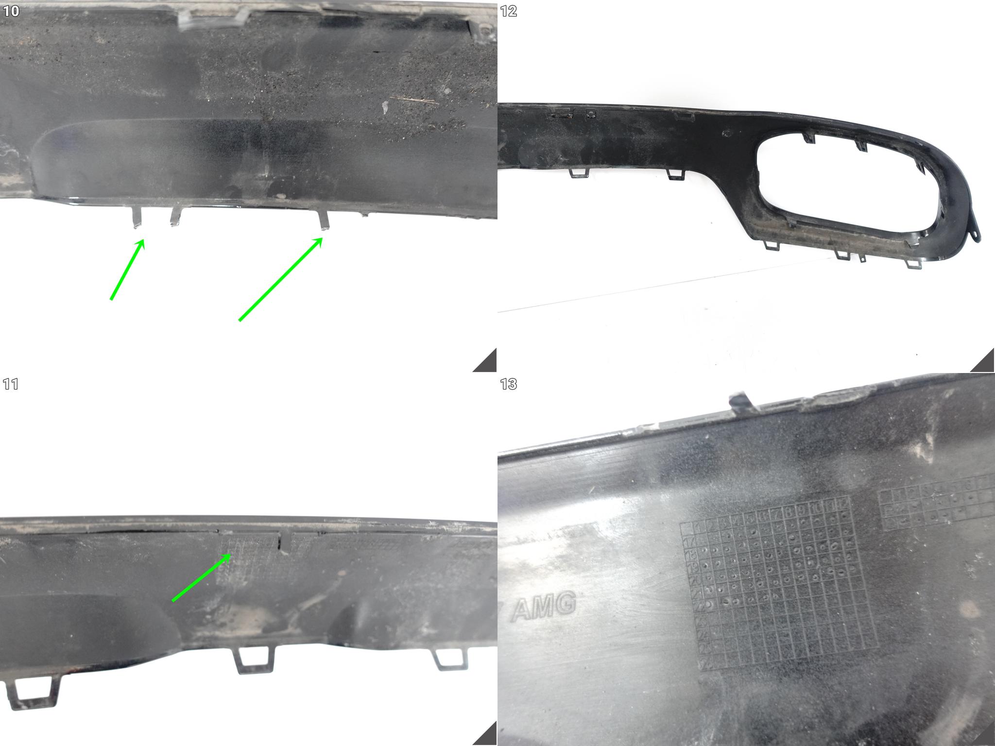 MERCEDES GLS II X167 GLE II W167 V167 AMG 19- ZDERZAK SPOILER DYFUZOR TYŁ MERCEDES GLS II X167 GLE II W167 V167 AMG 19- ZDERZAK SPOILER DYFUZOR TYŁ - obrazek 11