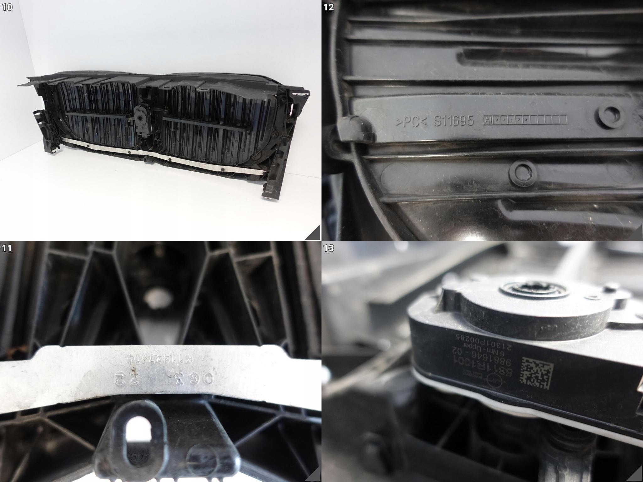 BMW X5 G05 M-PAKIET 18-23 BLACK ŻALUZJA ROLETA + GRILL ATRAPA ZDERZAK PRZÓD BMW X5 G05 M-PAKIET 18-23 BLACK ŻALUZJA ROLETA + GRILL ATRAPA ZDERZAK PRZÓD - obrazek 11