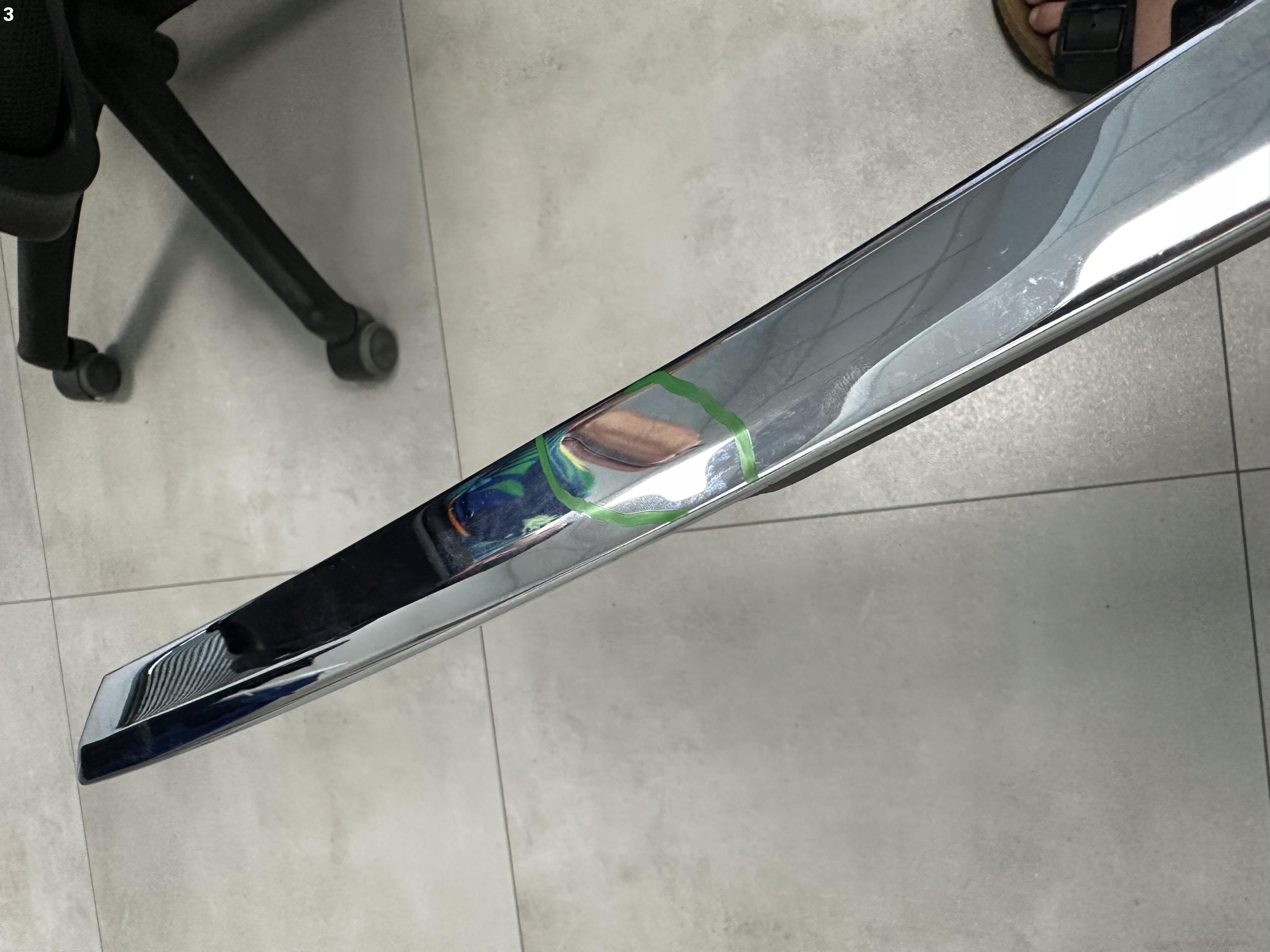 TESLA MODEL X 15- DRZWI LISTWA CHROM PRAWY PRZÓD TESLA MODEL X 15- DRZWI LISTWA CHROM PRAWY PRZÓD - obrazek 4