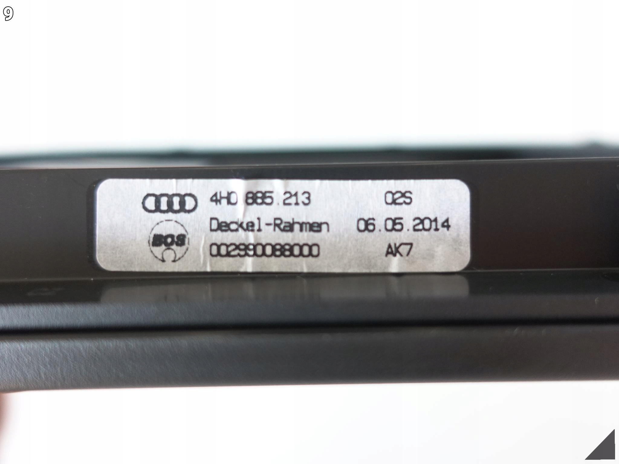 AUDI A8 S8 4H0 D4 LIFT 09-17 OSŁONA KLAPA SCHOWKA TYLNEJ ŚCIANY BAGAŻNIKA AUDI A8 S8 4H0 D4 LIFT 09-17 OSŁONA KLAPA SCHOWKA TYLNEJ ŚCIANY BAGAŻNIKA - obrazek 10