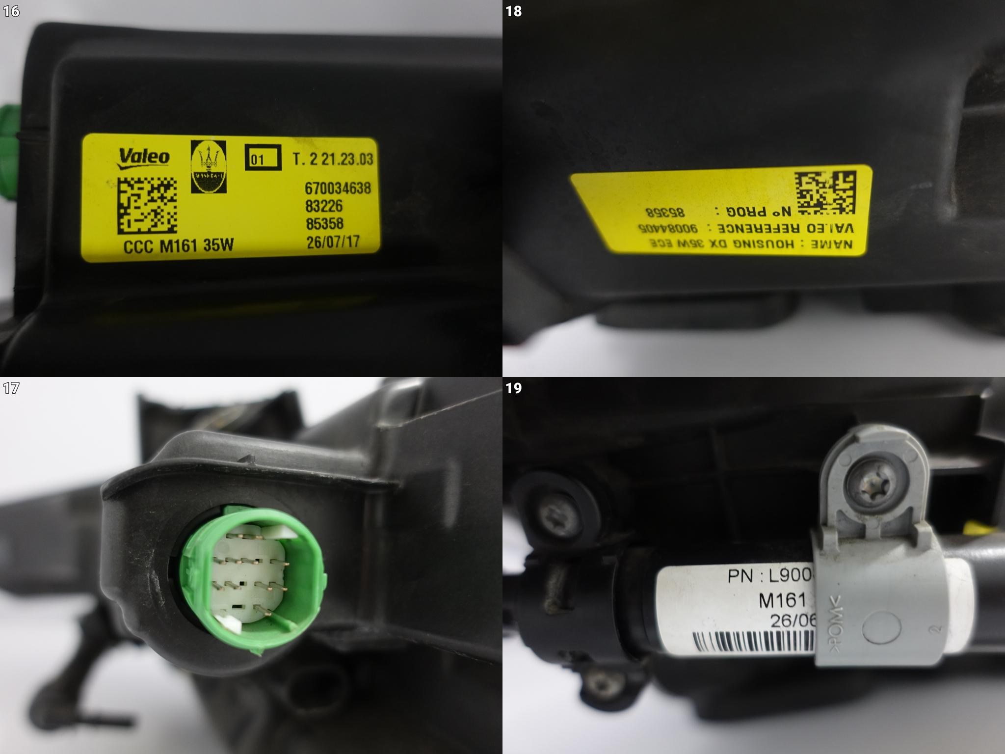 MASERATI LEVANTE M161 16- LAMPA XENON + LED AFS SKRĘTNA MODUŁY PRAWA EU MASERATI LEVANTE M161 16- LAMPA XENON + LED AFS SKRĘTNA MODUŁY PRAWA EU - obrazek 11