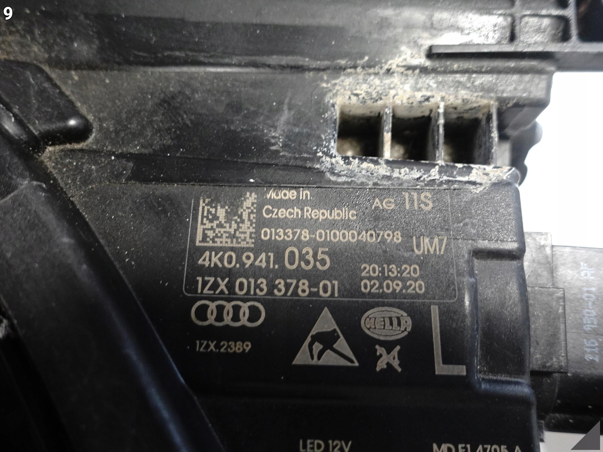 AUDI A6 S6 C8 4K0 18- LAMPA MATRIX FULL LED LEWA PRZÓD EUROPA *035* ŁADNA AUDI A6 S6 C8 4K0 18- LAMPA MATRIX FULL LED LEWA PRZÓD EUROPA *035* ŁADNA - obrazek 10