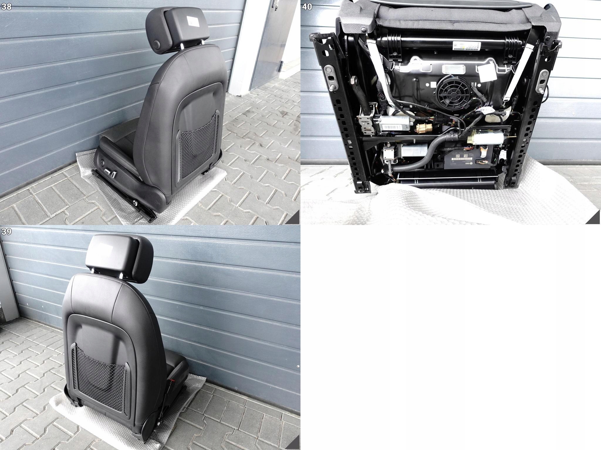 AUDI A6 4G0 C7 LIFT 14-18 KOMPLET FOTELI CZARNA SKÓRA WENTYLOWANE PRZÓD TYŁ AUDI A6 4G0 C7 LIFT 14-18 KOMPLET FOTELI CZARNA SKÓRA WENTYLOWANE PRZÓD TYŁ - obrazek 12