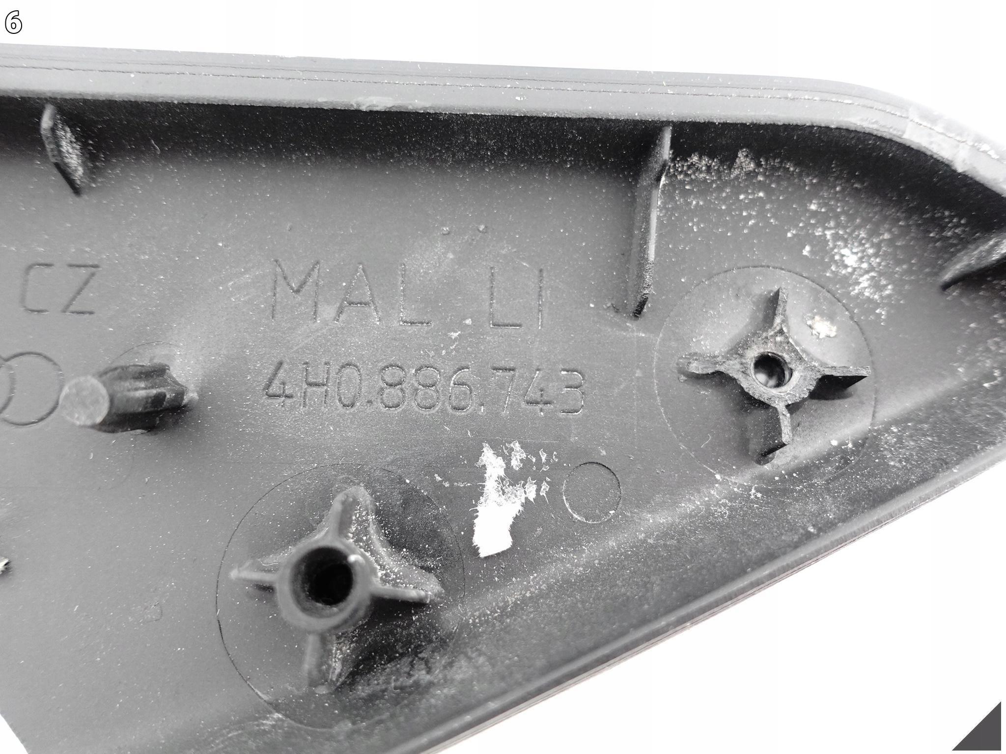 AUDI A8 S8 4H0 D4 09-17 LIFT LISTWA DEKOR PODŁOKIETNIKA TYŁ LEWA 4H0886743 AUDI A8 S8 4H0 D4 09-17 LIFT LISTWA DEKOR PODŁOKIETNIKA TYŁ LEWA 4H0886743 - obrazek 7