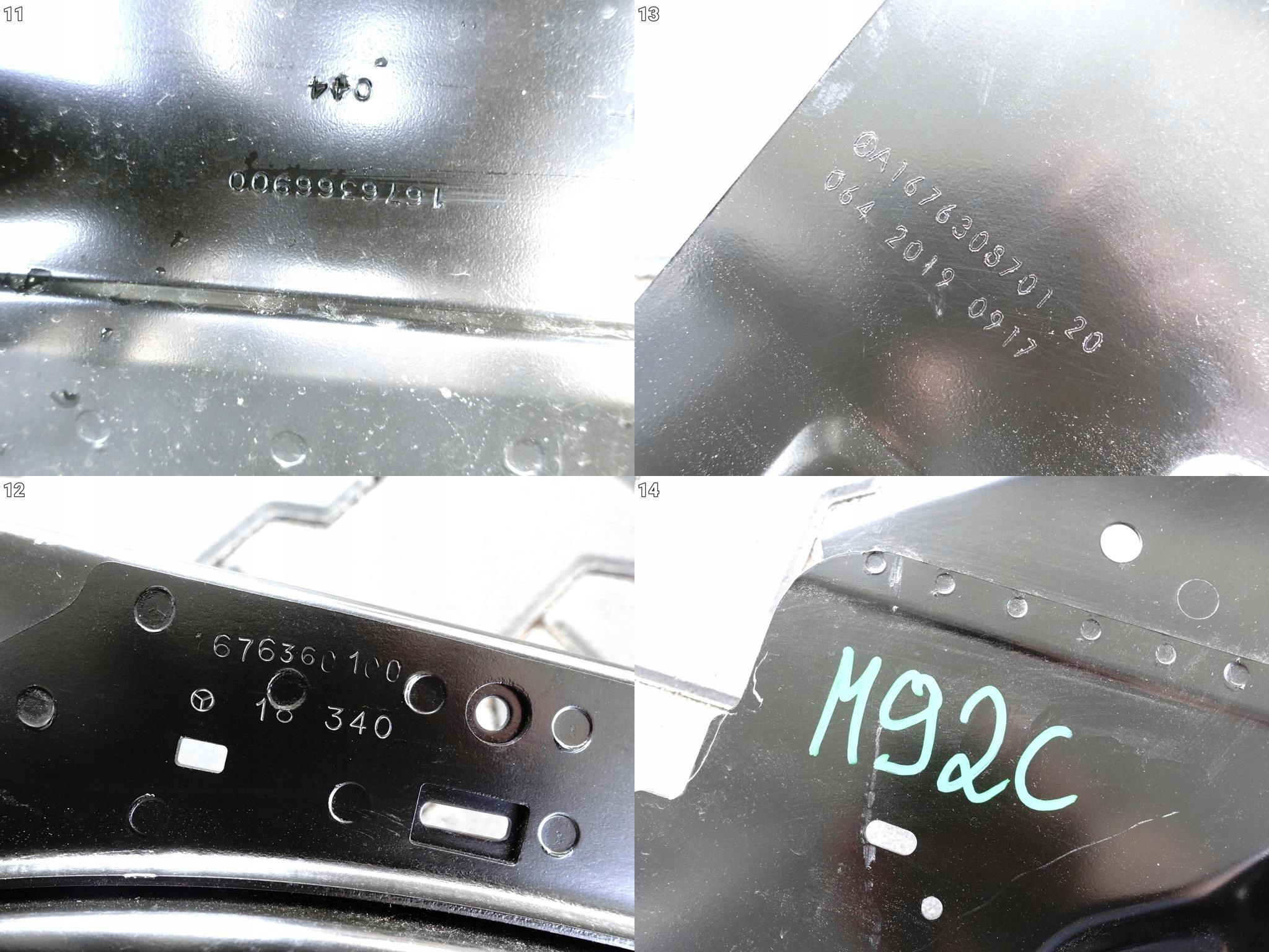 MERCEDES GLS X167 19- SŁUPEK PRÓG POSZYCIE BOK BOCZNE LEWE WEWNĘTRZNE MERCEDES GLS X167 19- SŁUPEK PRÓG POSZYCIE BOK BOCZNE LEWE WEWNĘTRZNE - obrazek 12
