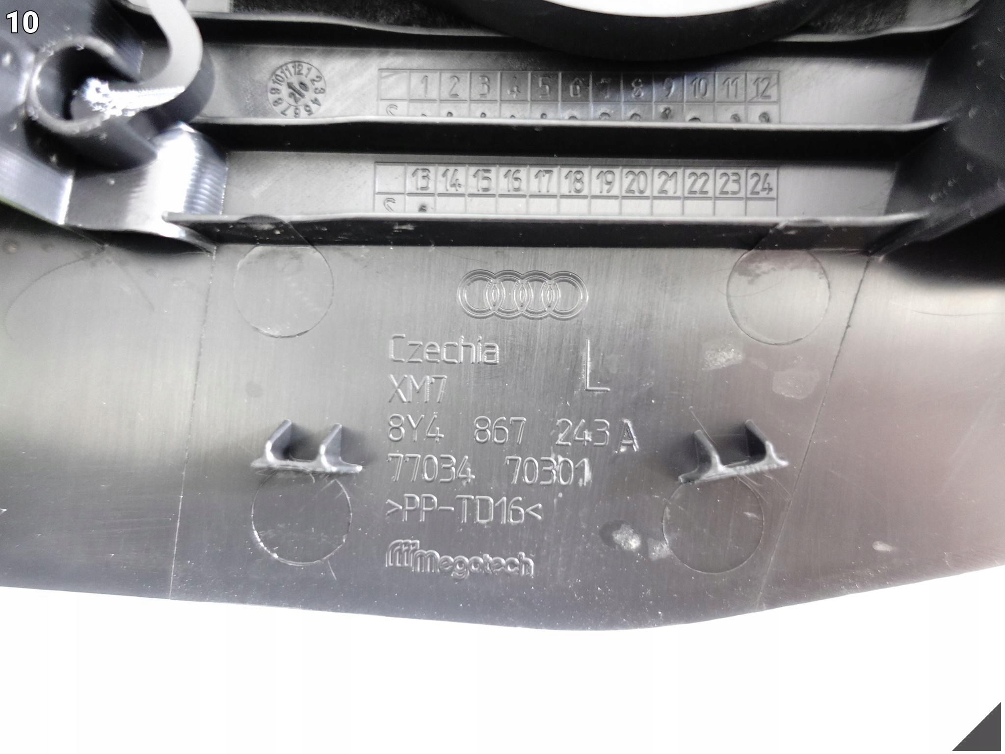AUDI A3 8Y 20- LISTWA POSZYCIE OSŁONA LEWEGO SŁUPKA B 8Y4867243A AUDI A3 8Y 20- LISTWA POSZYCIE OSŁONA LEWEGO SŁUPKA B 8Y4867243A - obrazek 11