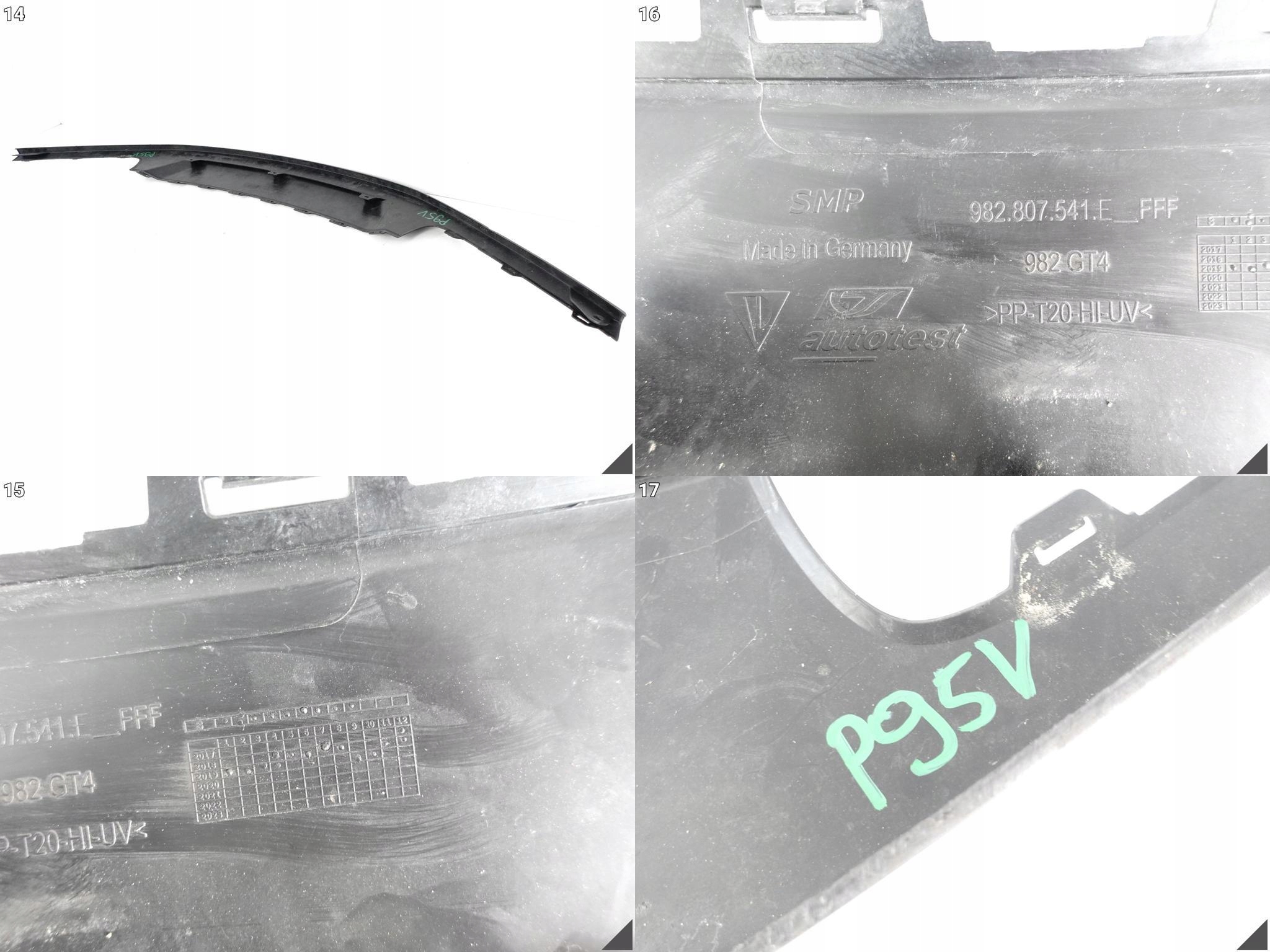 PORSCHE 982 718 GT4 CAYMAN SPOILER W ZDERZAK PRZÓD 982807541E PORSCHE 982 718 GT4 CAYMAN SPOILER W ZDERZAK PRZÓD 982807541E - obrazek 12