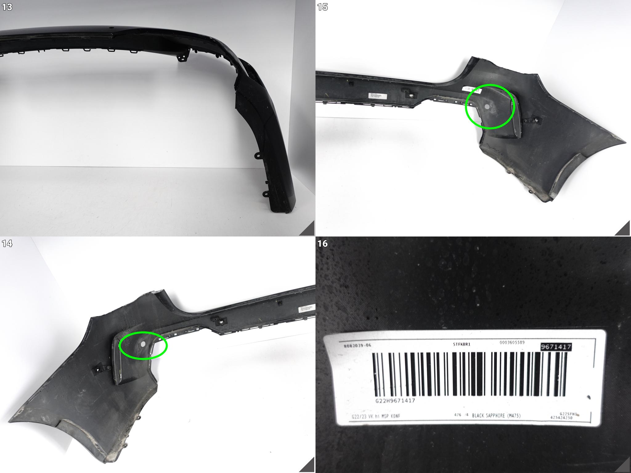 BMW 4 G22 G23 M-PAKIET / MSP SPORT 20- ZDERZAK BUMPER TYŁ TYLNY ( 6xPDC ) BMW 4 G22 G23 M-PAKIET / MSP SPORT 20- ZDERZAK BUMPER TYŁ TYLNY ( 6xPDC ) - obrazek 11