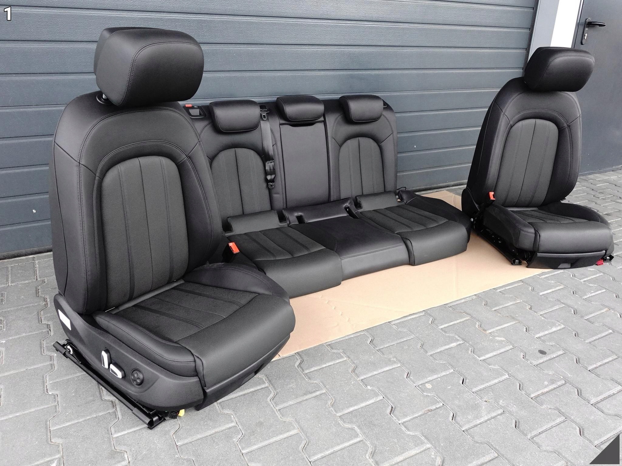 AUDI A6 4G0 C7 LIFT 14-18 KOMPLET FOTELI CZARNA SKÓRA WENTYLOWANE PRZÓD TYŁ AUDI A6 4G0 C7 LIFT 14-18 KOMPLET FOTELI CZARNA SKÓRA WENTYLOWANE PRZÓD TYŁ - obrazek 2