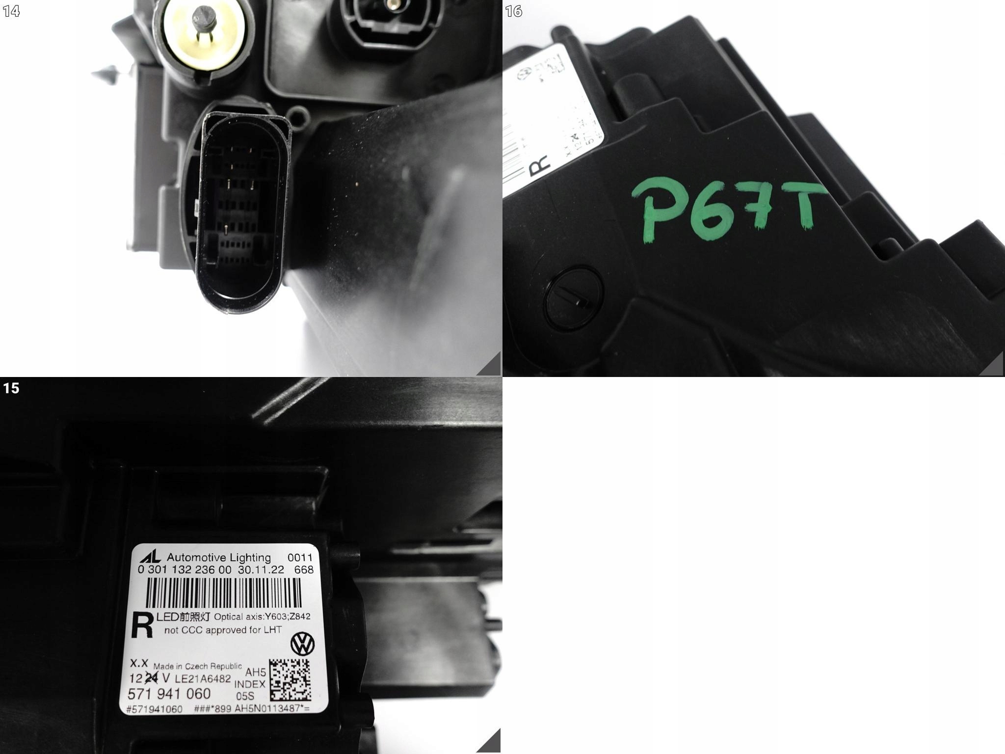 VW TIGUAN 571 (III GENERACJA) 24- LAMPA FULL LED PRAWA PRZÓD EUROPA+2xMODUŁ VW TIGUAN 571 (III GENERACJA) 24- LAMPA FULL LED PRAWA PRZÓD EUROPA+2xMODUŁ - obrazek 12