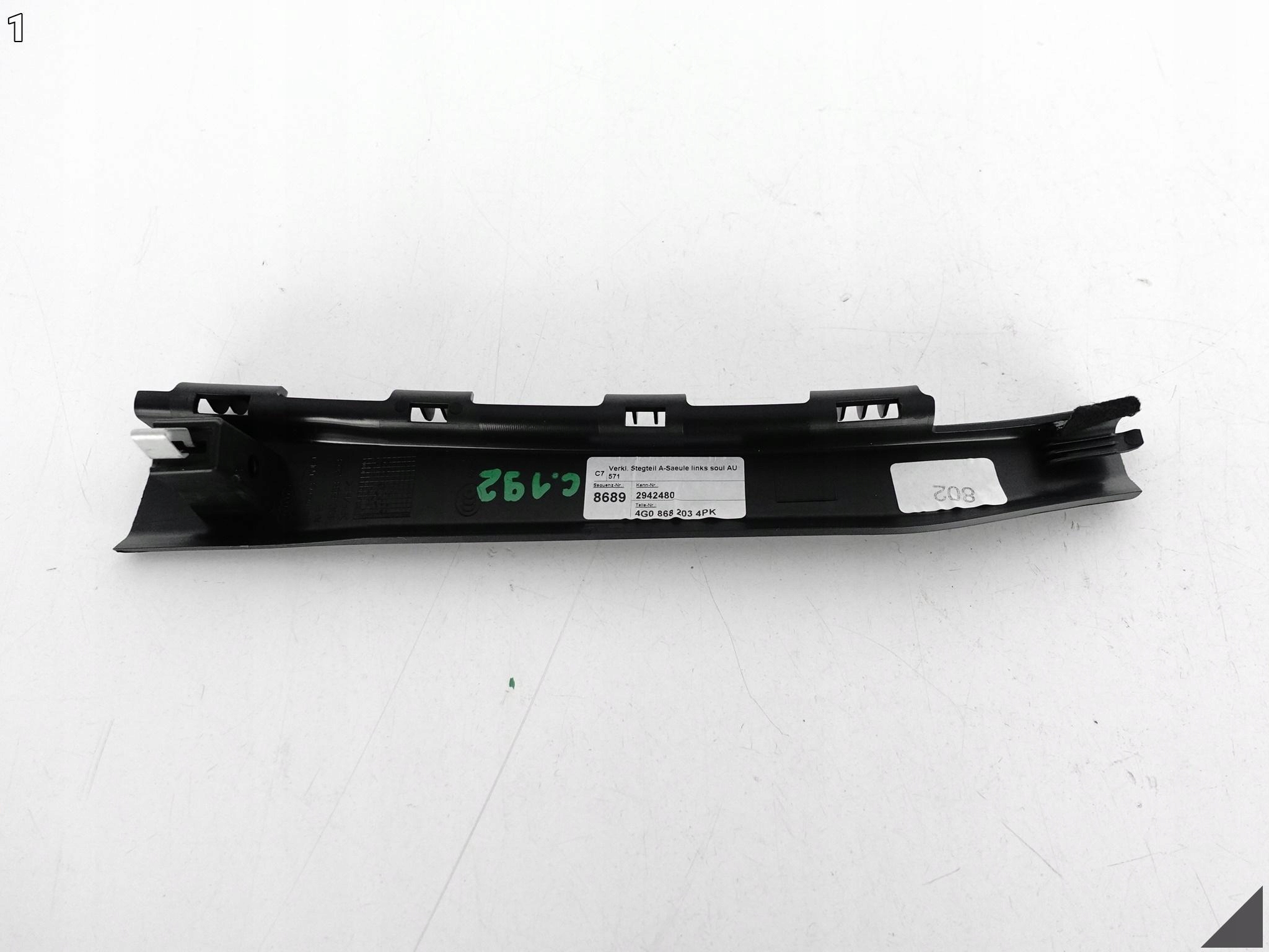 AUDI A6 S6 4G0 C7 LIFT 10-18 OSŁONA POSZYCIE LEWEGO SŁUPKA A SOUL 4PK AUDI A6 S6 4G0 C7 LIFT 10-18 OSŁONA POSZYCIE LEWEGO SŁUPKA A SOUL 4PK - obrazek 2