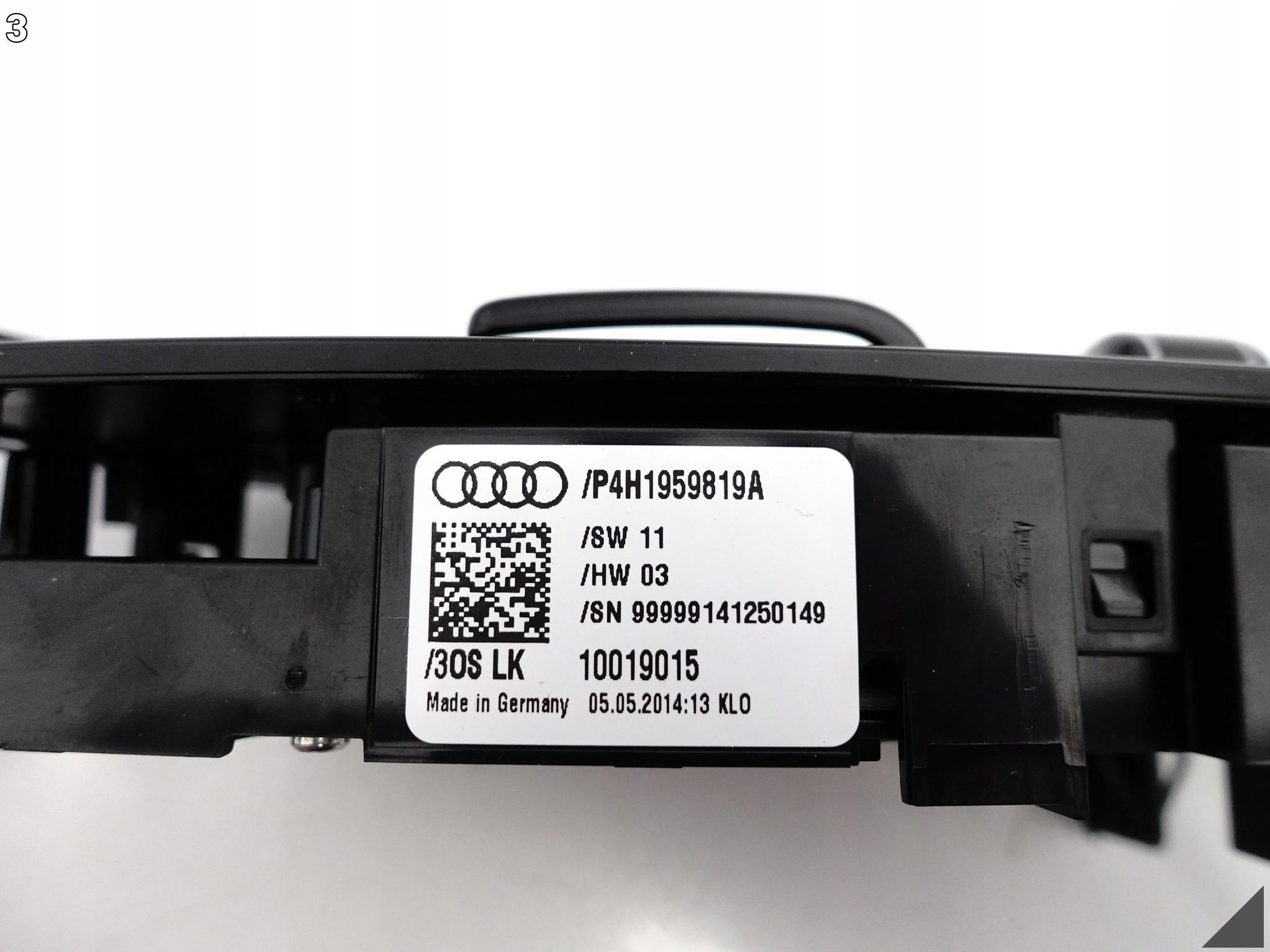 AUDI A8 S8 4H0 D4 09-17 LIFT PANEL REGULACJI FOTELA LEWY TYŁ 4H1959819A AUDI A8 S8 4H0 D4 09-17 LIFT PANEL REGULACJI FOTELA LEWY TYŁ 4H1959819A - obrazek 4