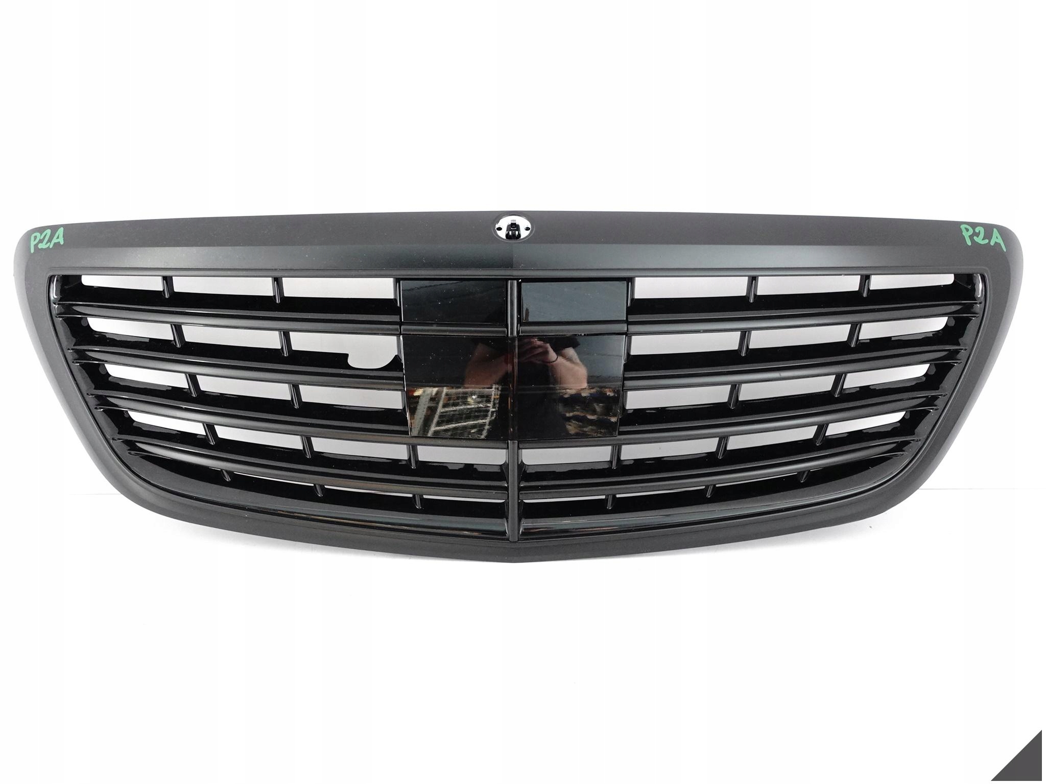 MERCEDES S-KLASA W222 13-18 GRILL ATRAPA CHROM RADAR KAMERA CZARNY 9040 MERCEDES S-KLASA W222 13-18 GRILL ATRAPA CHROM RADAR KAMERA CZARNY 9040
