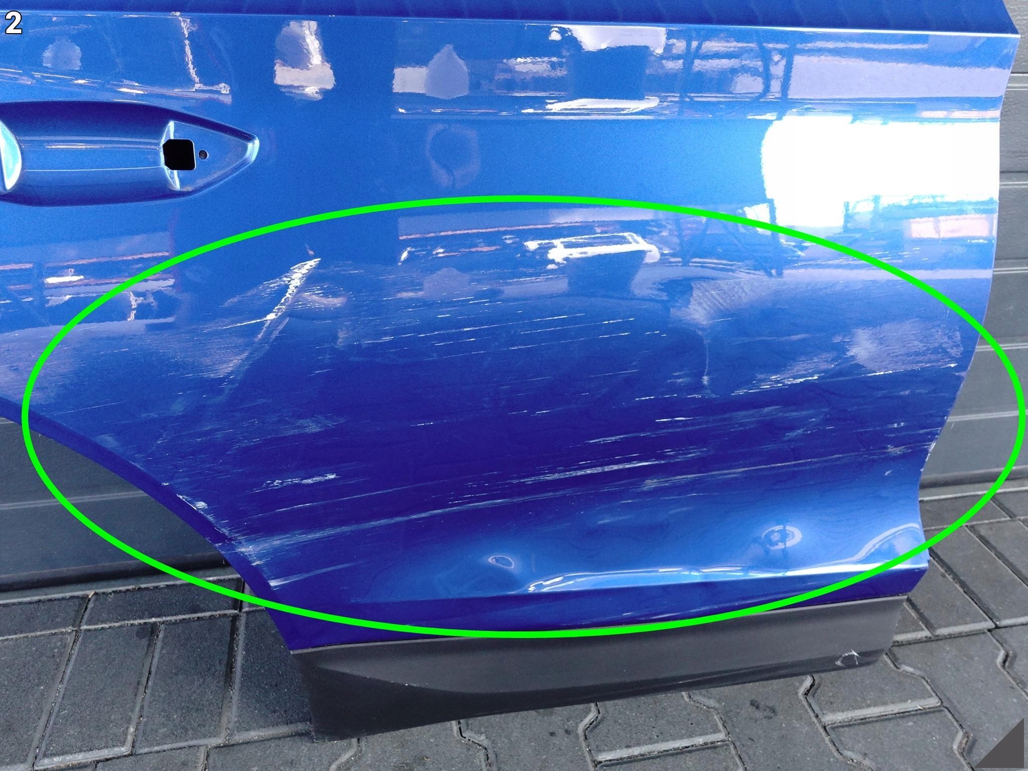 SKODA ENYAQ IV 5LA SUV 20- DRZWI DOOR PRAWE TYŁ + LISTWA * USZKODZONE * SKODA ENYAQ IV 5LA SUV 20- DRZWI DOOR PRAWE TYŁ + LISTWA * USZKODZONE * - obrazek 3