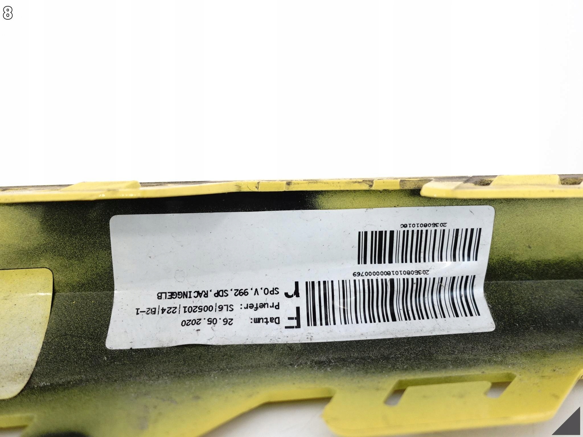 PORSCHE 992 GTS SPORT DESIGN 19- SPOILER LISTWA W ZDERZAK PRZÓD RACINGGELB PORSCHE 992 GTS SPORT DESIGN 19- SPOILER LISTWA W ZDERZAK PRZÓD RACINGGELB - obrazek 9